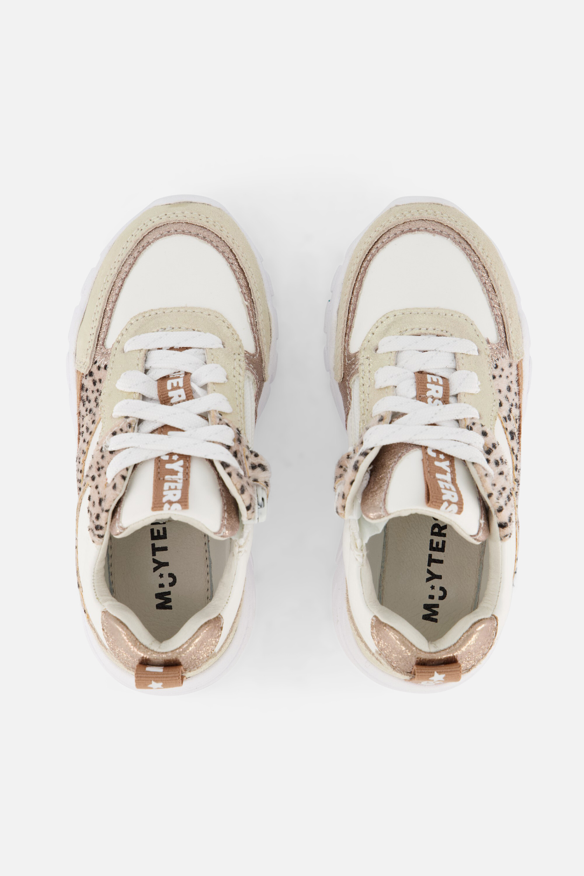 Muyters Sneakers beige Leer afbeelding 3