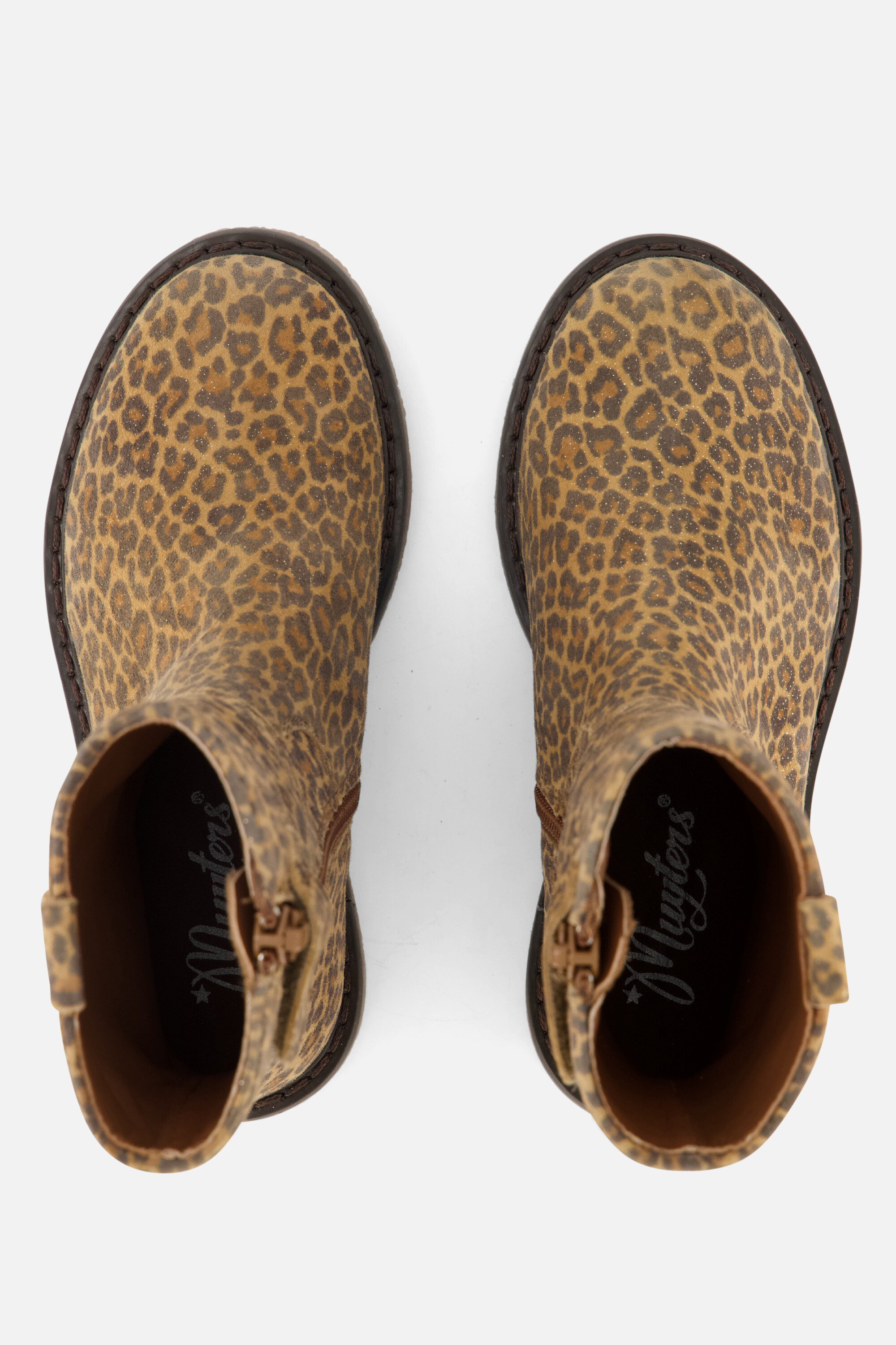 Muyters Leopard Enkellaarsjes bruin Suede afbeelding 2