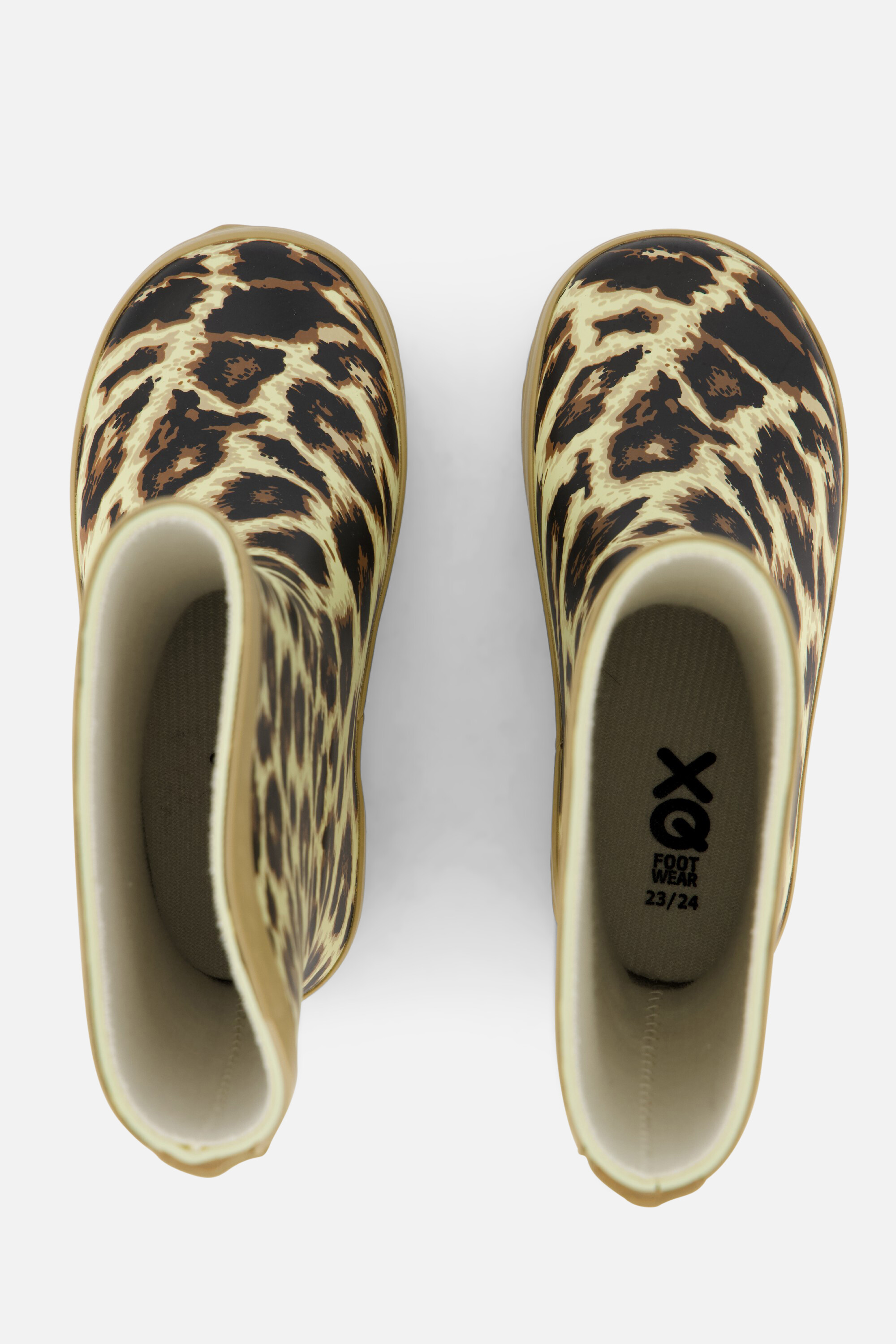XQ Footwear Leopard Regenlaarzen beige afbeelding 2