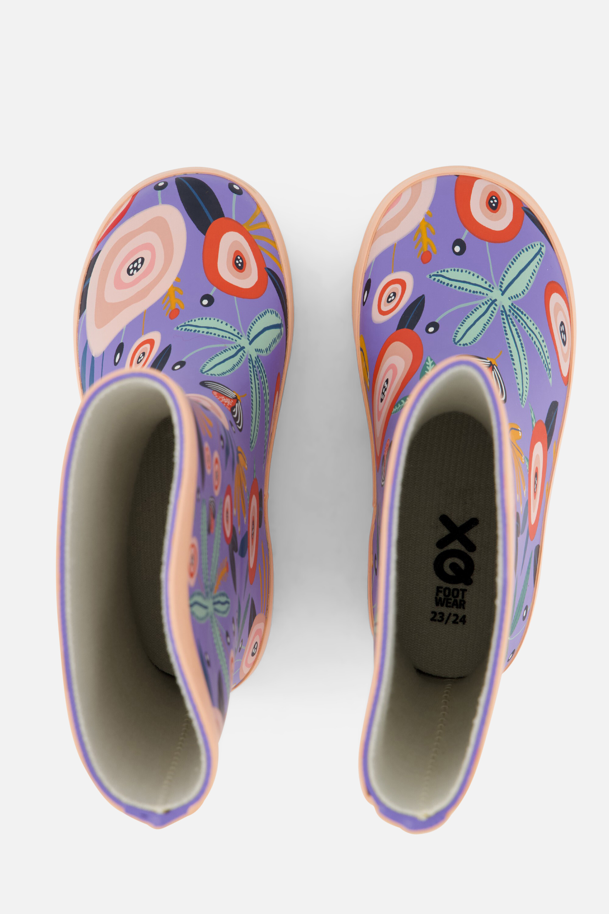 XQ Footwear Regenlaarzen paars Rubber afbeelding 2