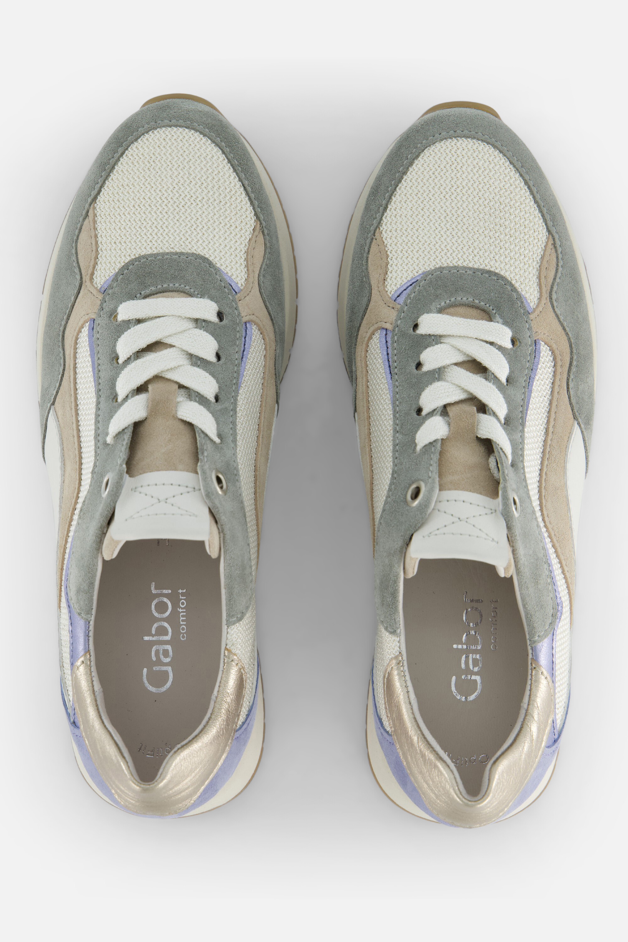 Gabor Sneakers grijs Suede afbeelding 2
