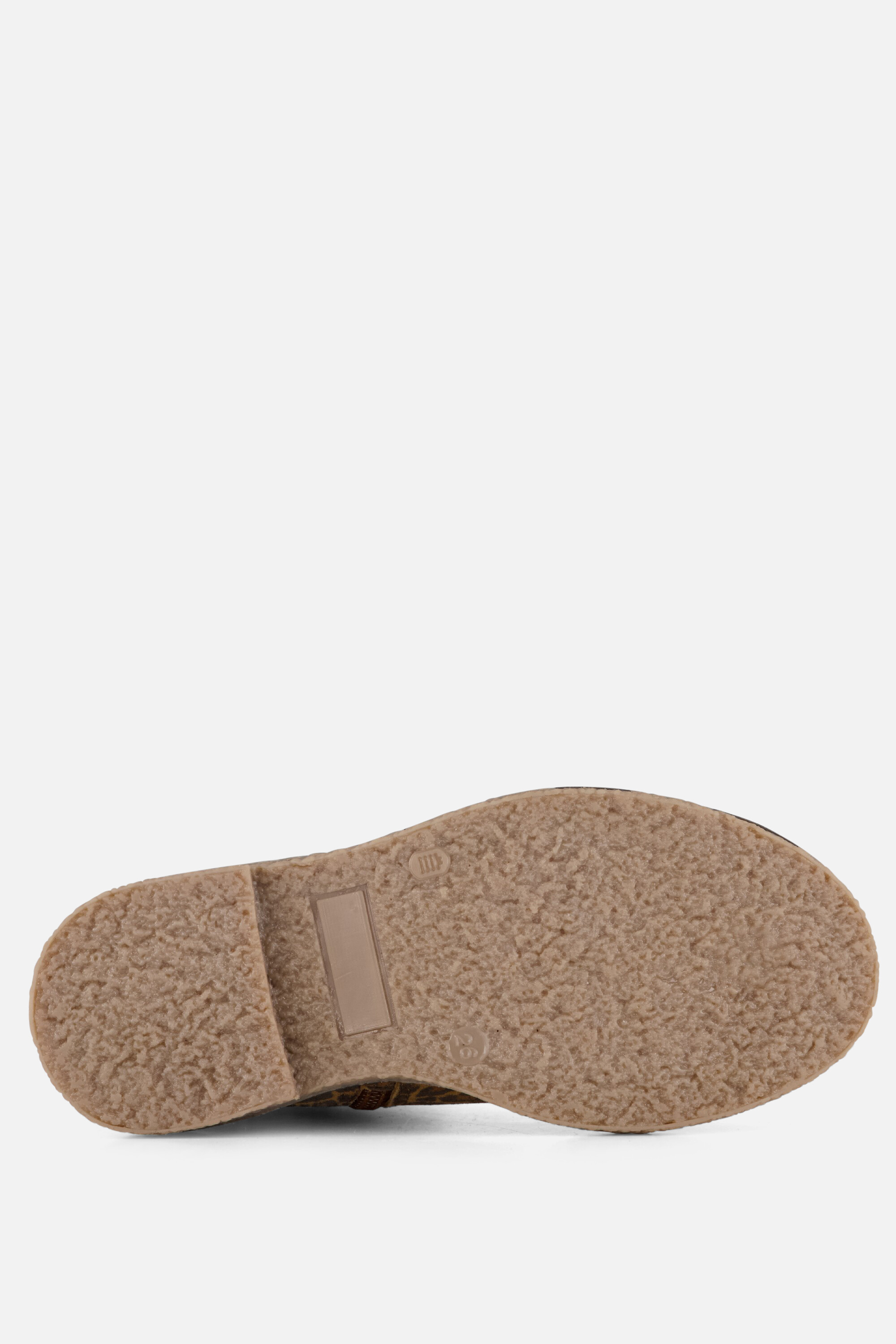 Muyters Leopard Enkellaarsjes bruin Suede afbeelding 3