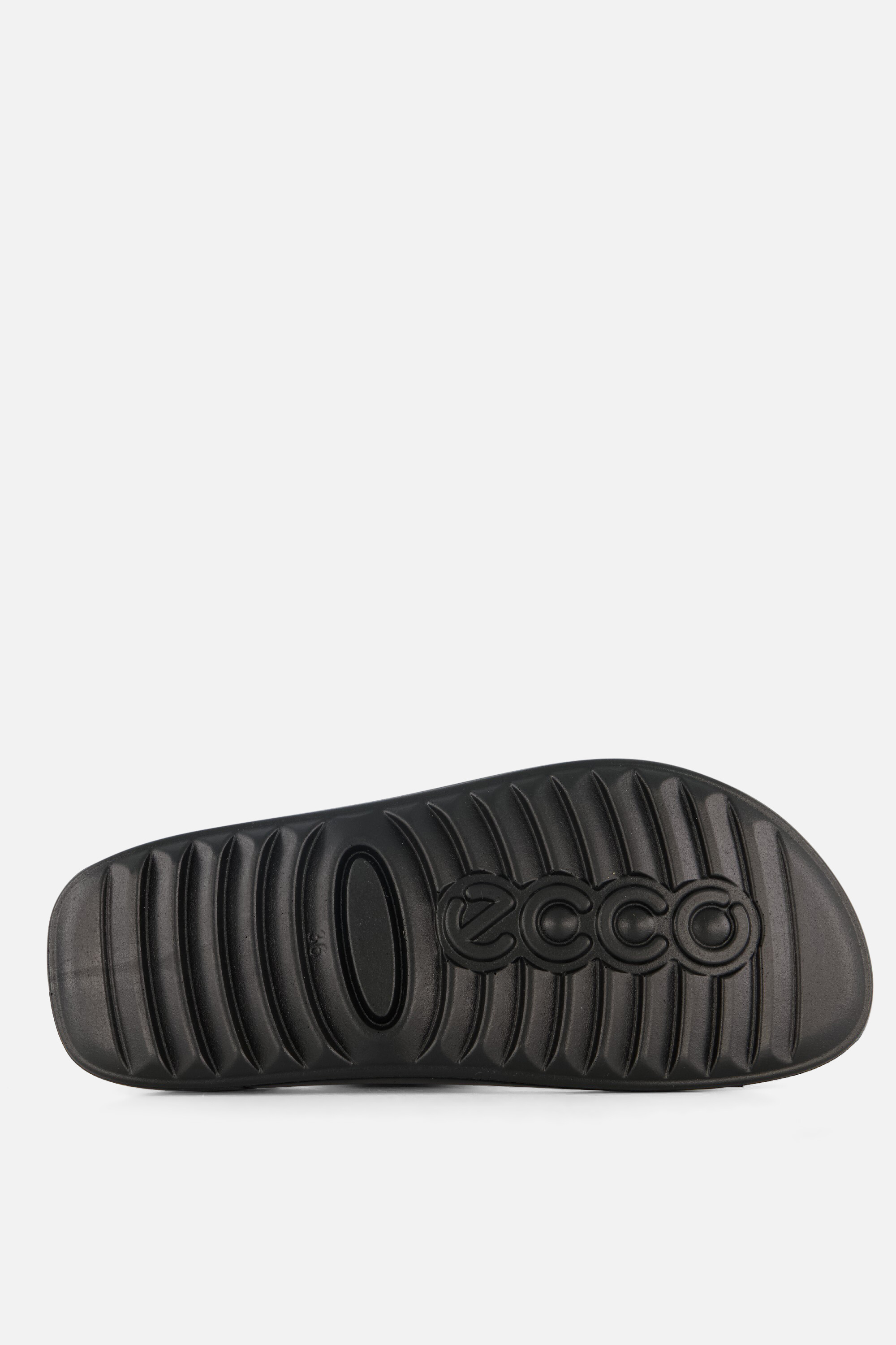 Ecco Cozmo Slippers zwart Leer afbeelding 2