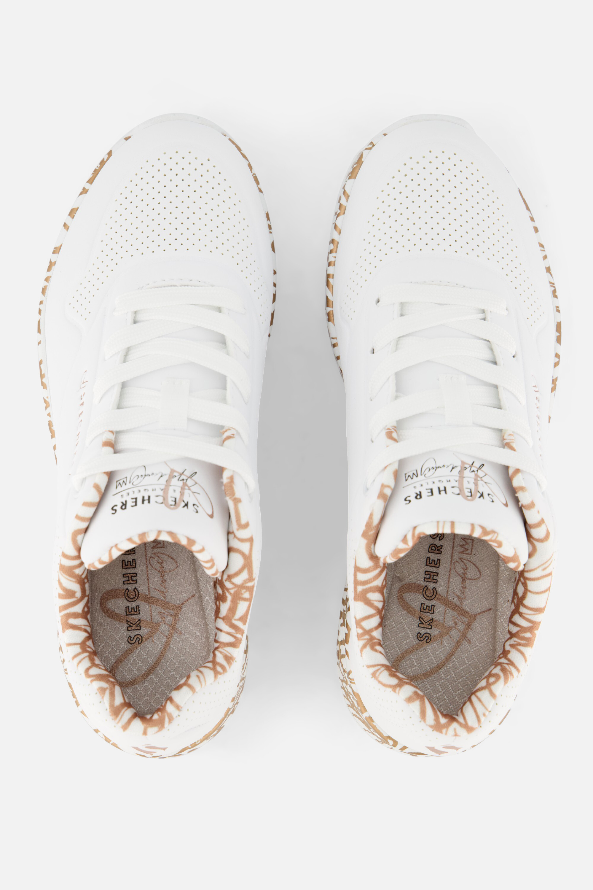 Skechers Uno Love Sneakers wit Synthetisch afbeelding 2