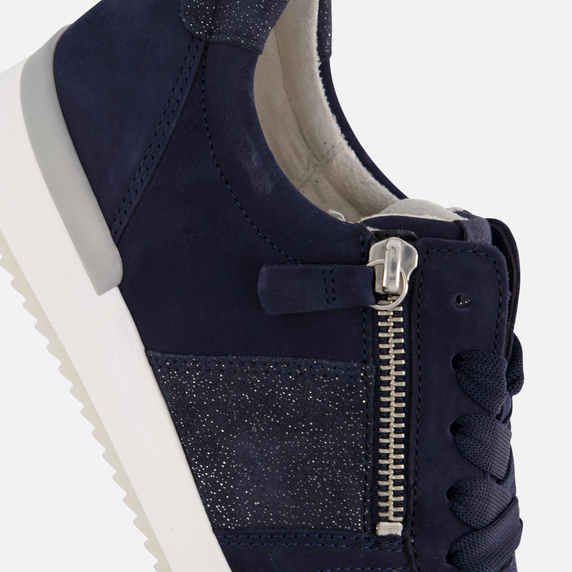 Gabor Sneakers blauw Nubuck afbeelding 4