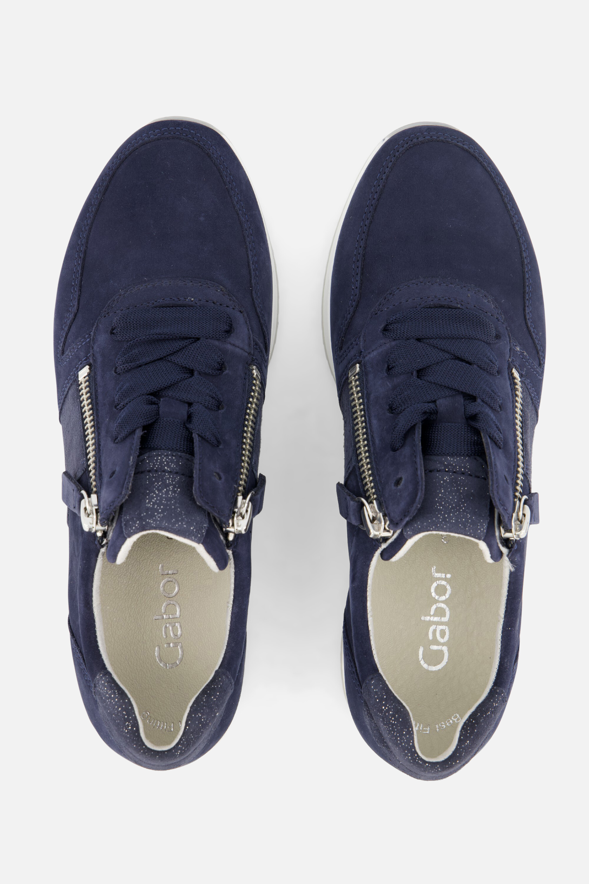 Gabor Sneakers blauw Nubuck afbeelding 2