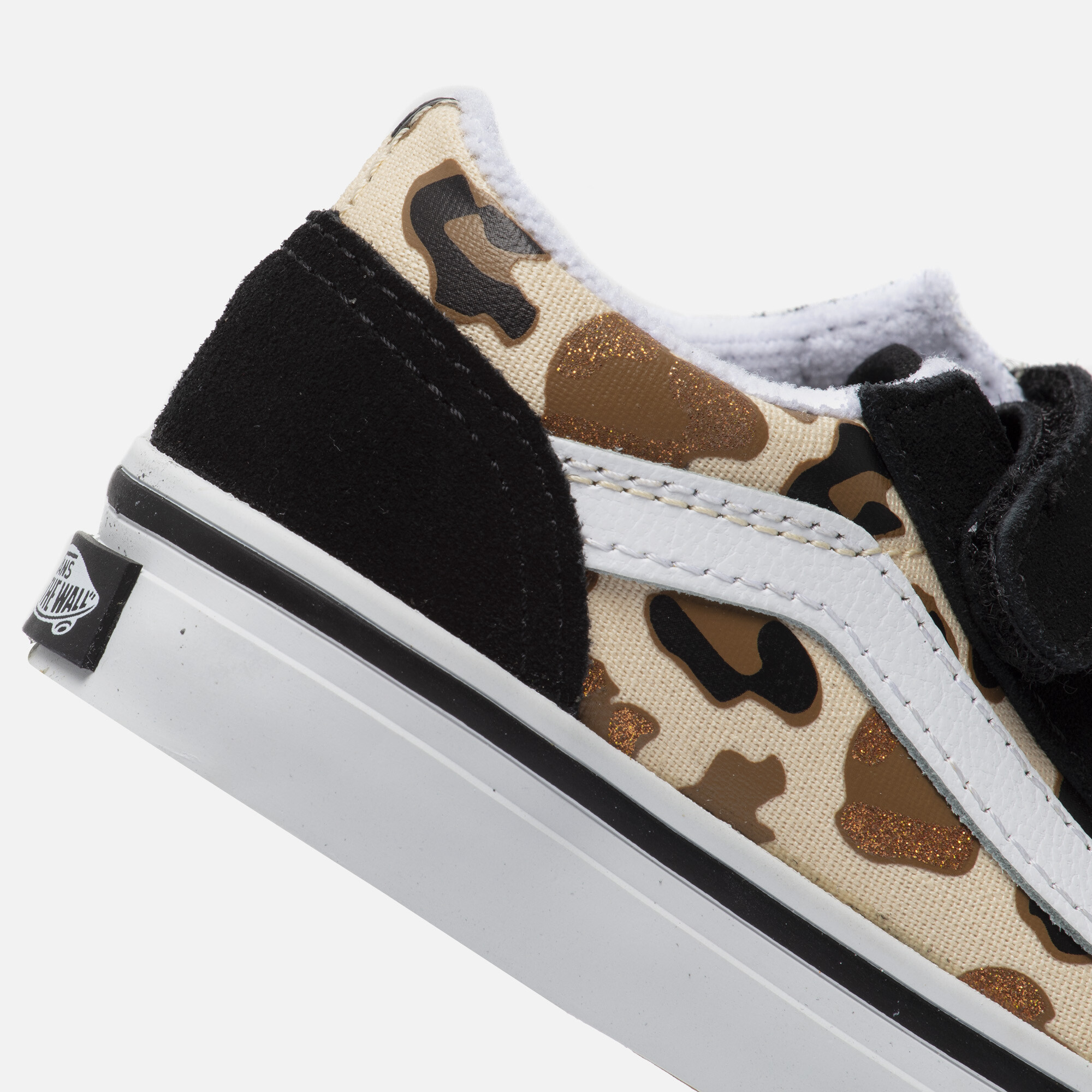 Vans Old Skool Leopard Glitter Sneakers zwart afbeelding 4