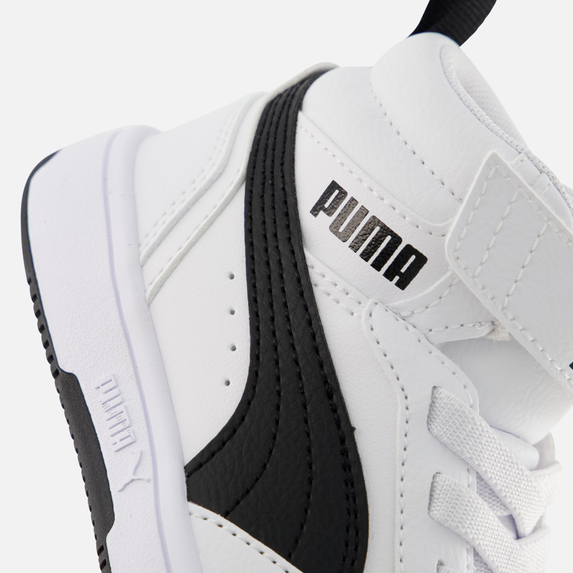 Puma Rebound v6 Mid Sneakers wit Leer afbeelding 4