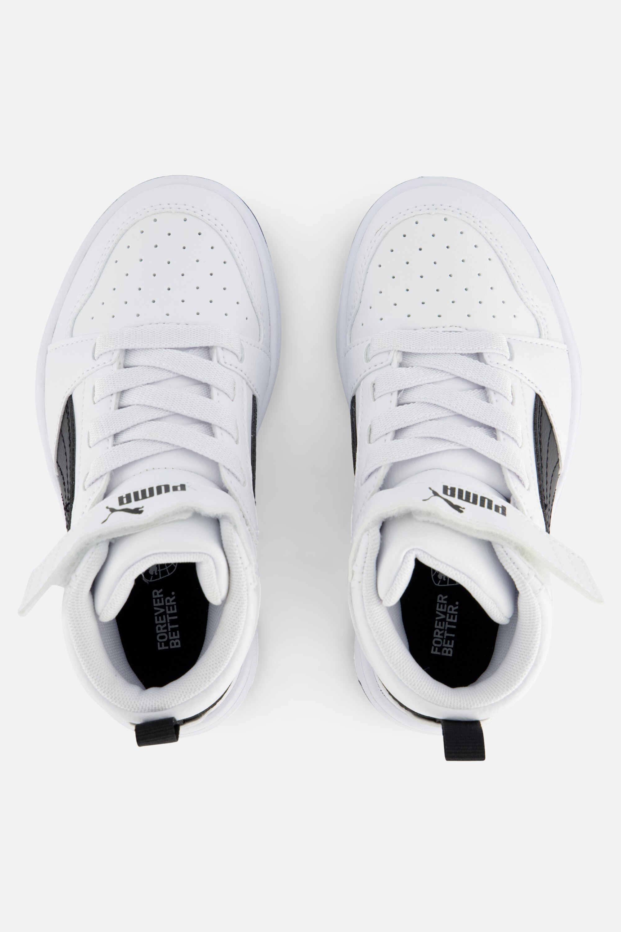 Puma Rebound v6 Mid Sneakers wit Leer afbeelding 2