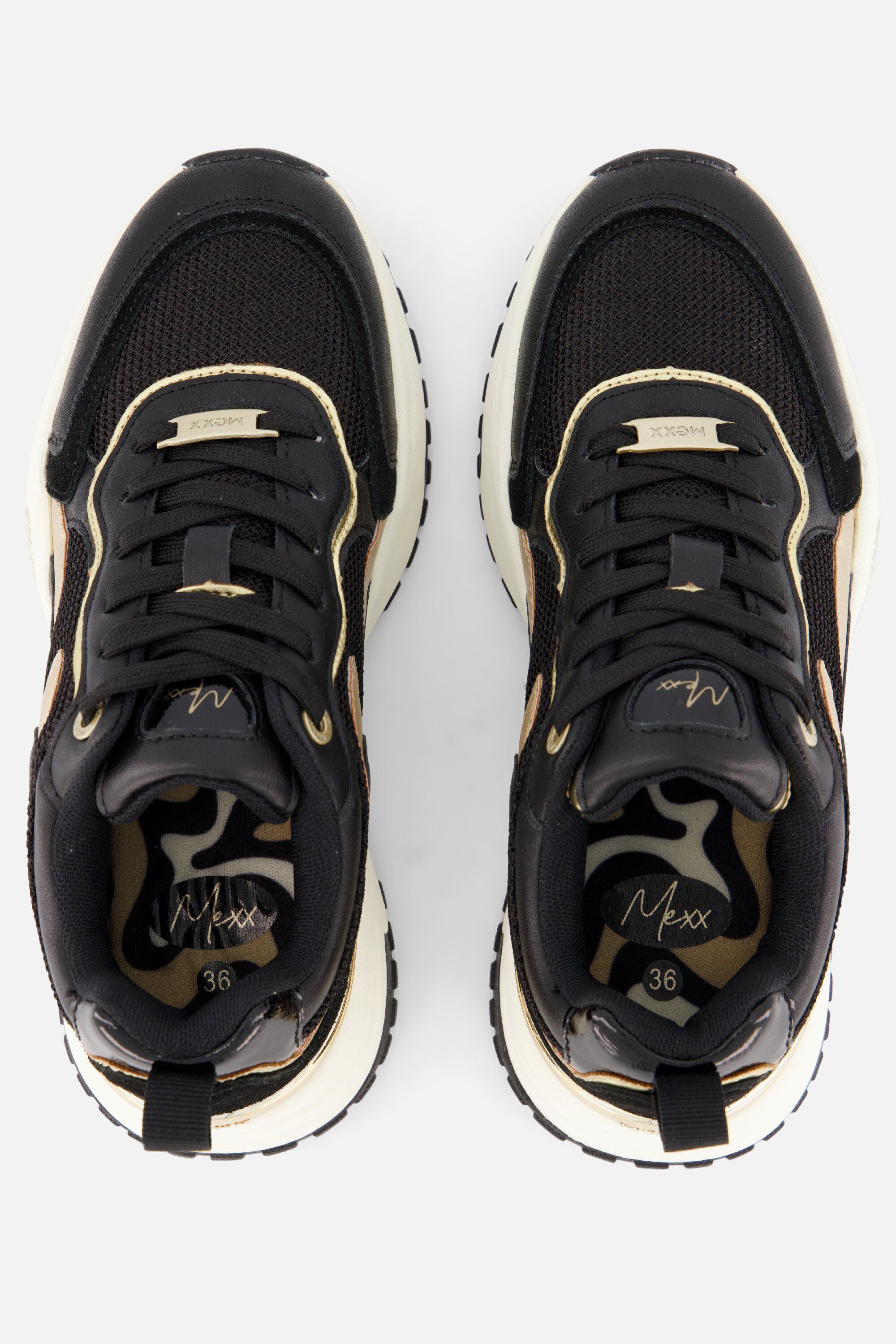 Mexx Palma Ora Sneakers zwart Synthetisch afbeelding 3