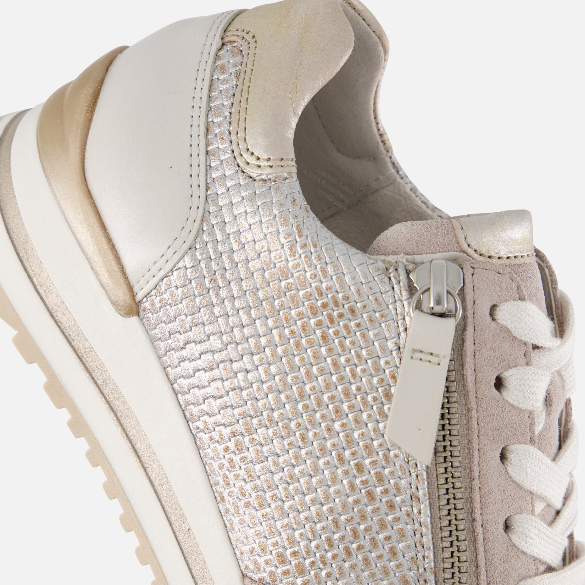 Gabor Sneakers beige Leer afbeelding 4