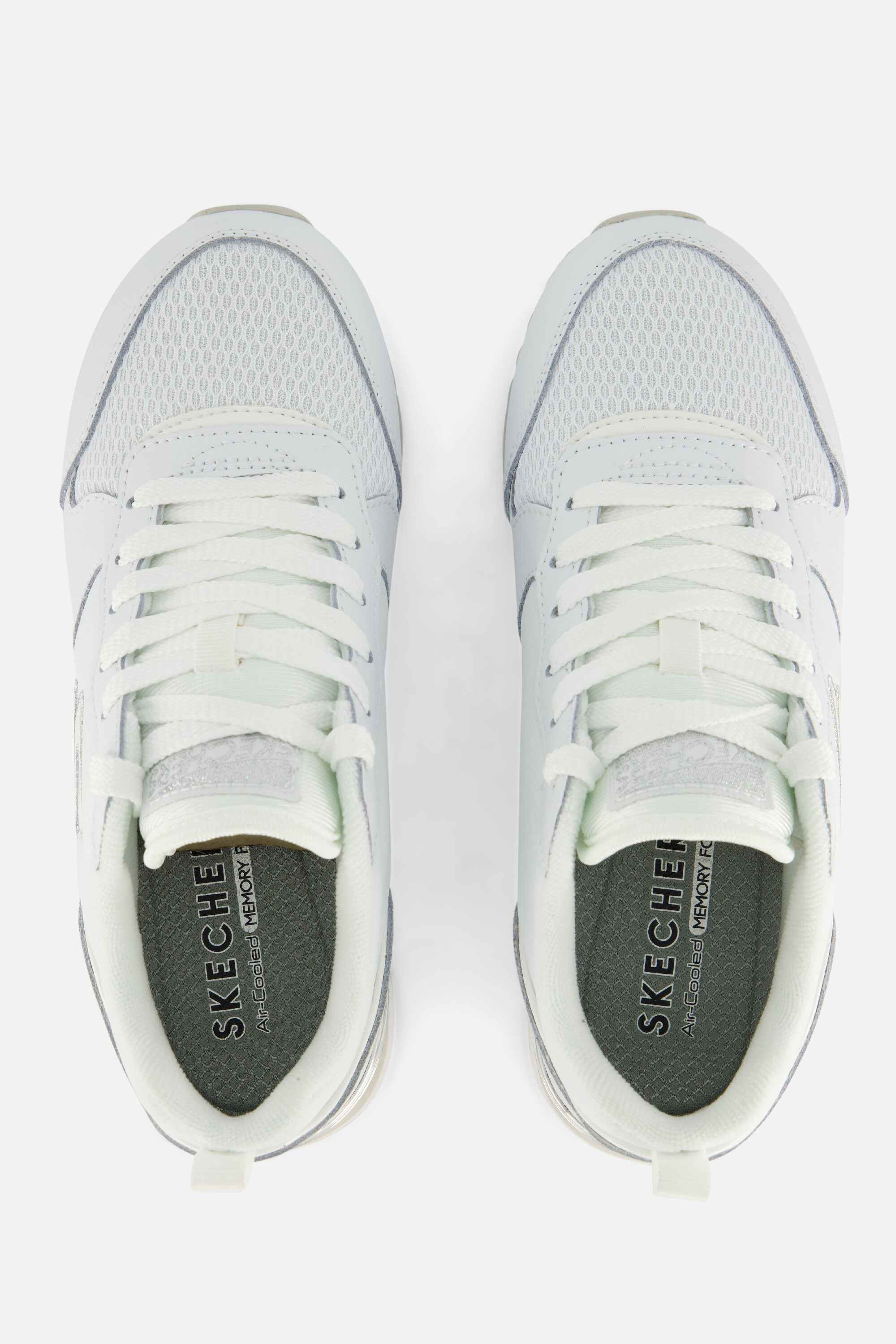 Skechers OG 85 Goldn Gurl Sneakers wit Textiel afbeelding 2