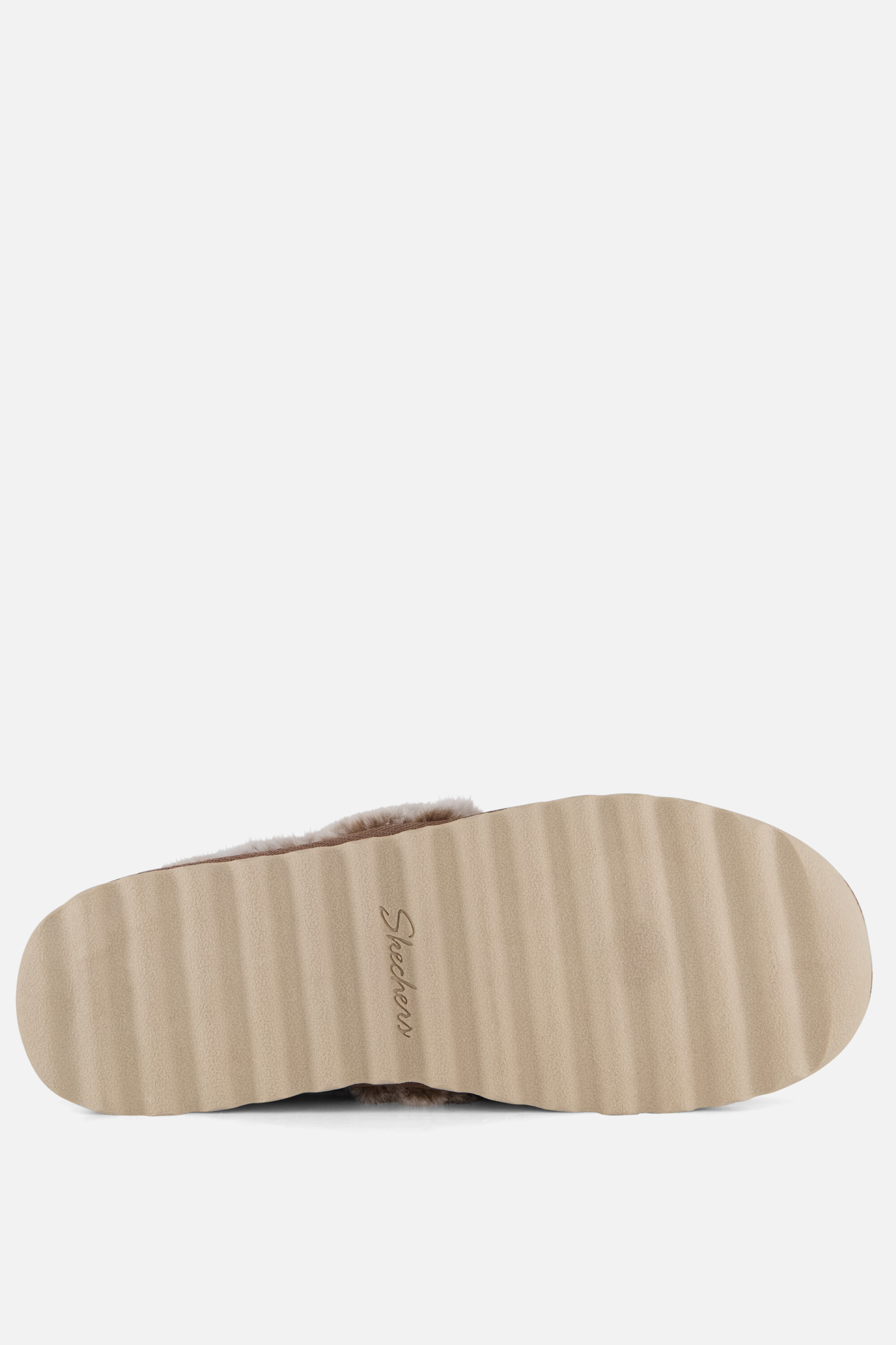 Skechers Cozy Up Pantoffels taupe Synthetisch afbeelding 3