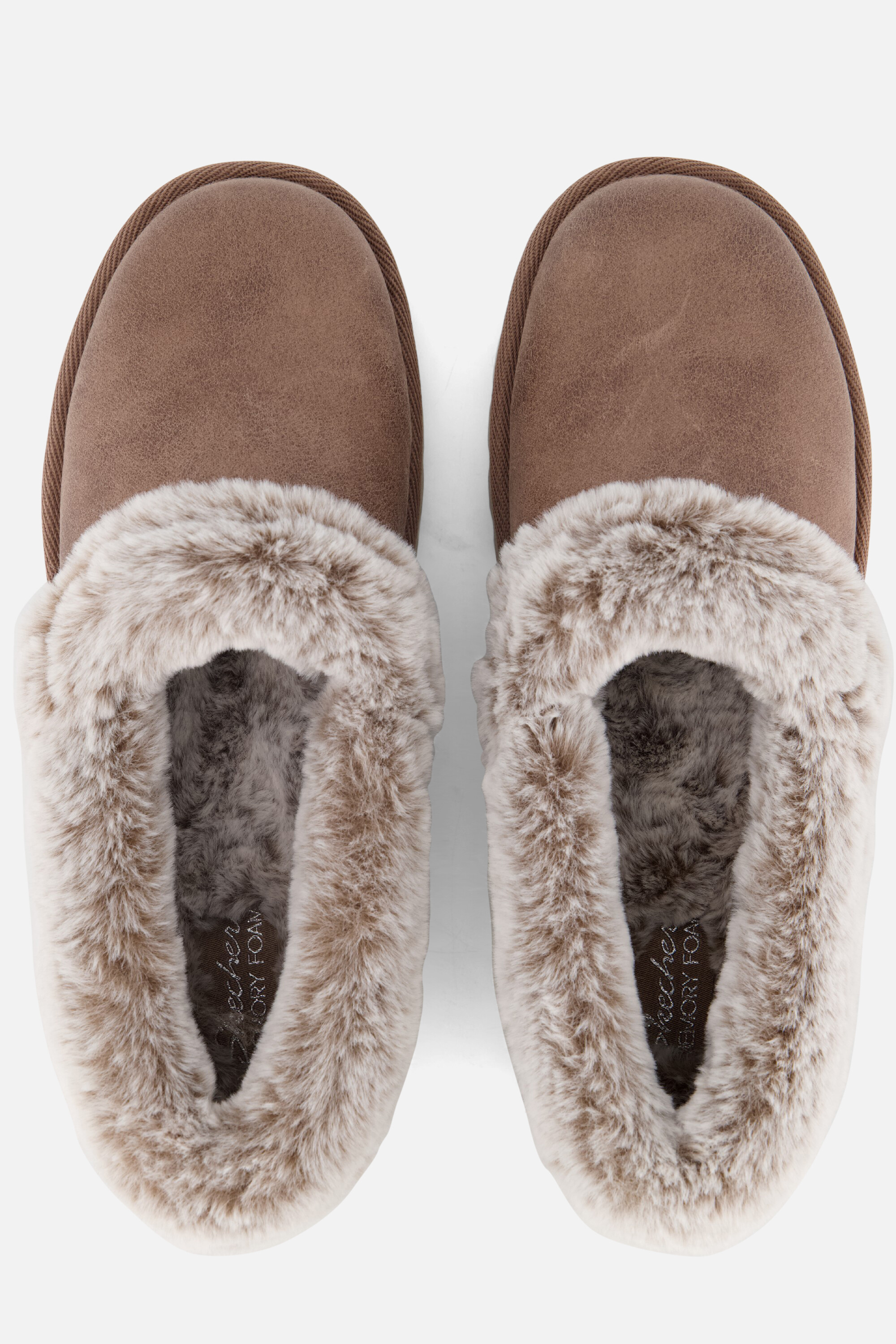 Skechers Cozy Up Pantoffels taupe Synthetisch afbeelding 2