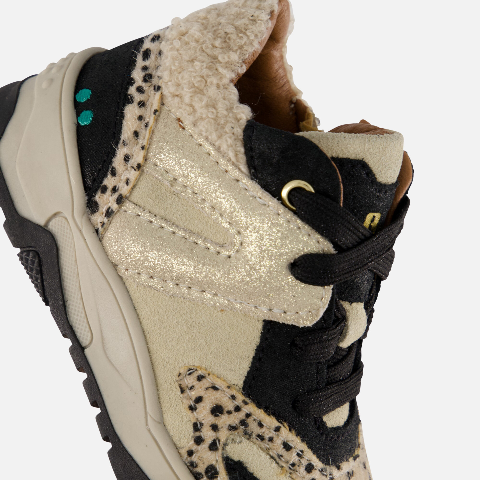 BunniesJR Teddy Sneakers zwart Leer afbeelding 4