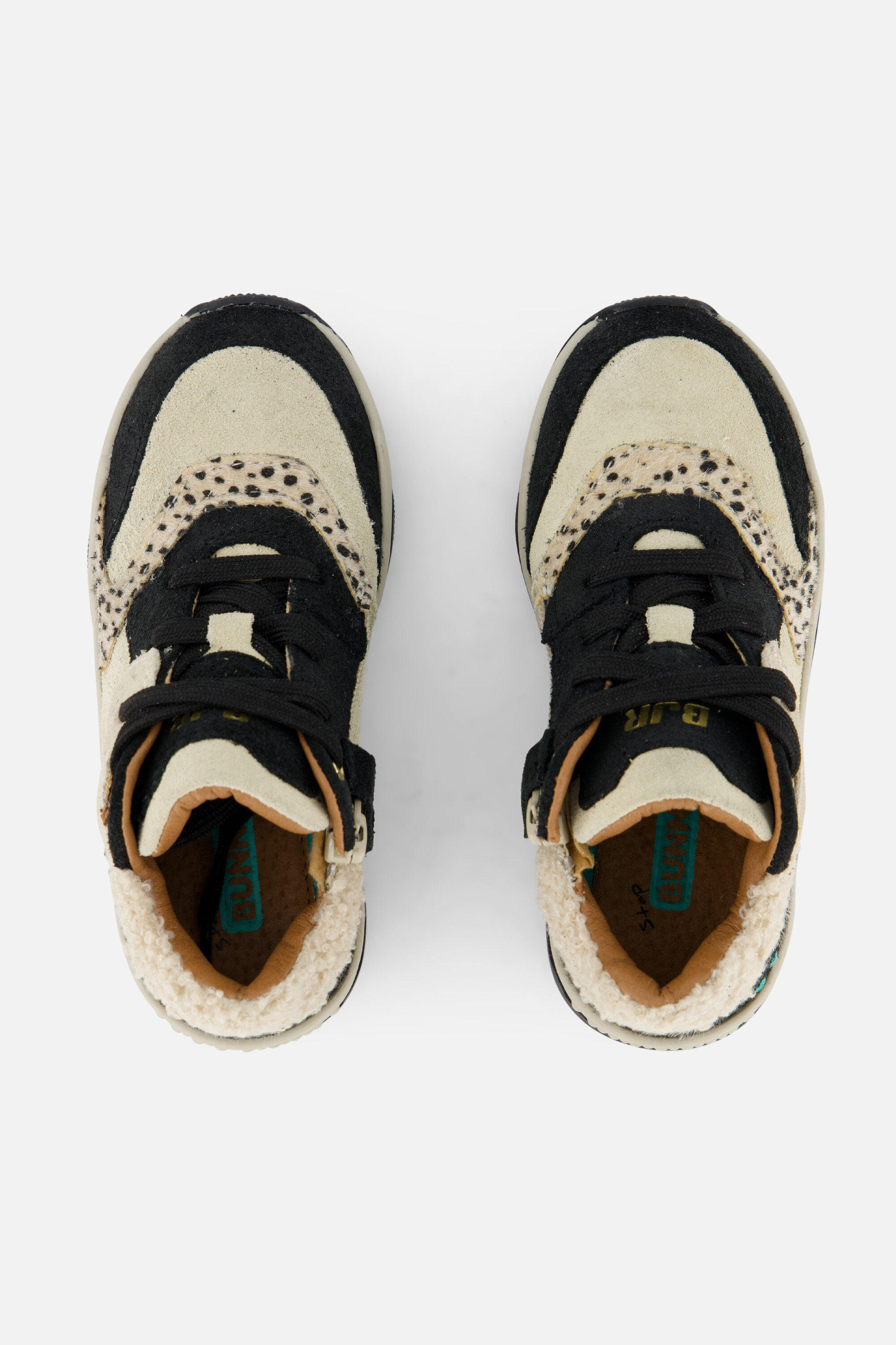 BunniesJR Teddy Sneakers zwart Leer afbeelding 2