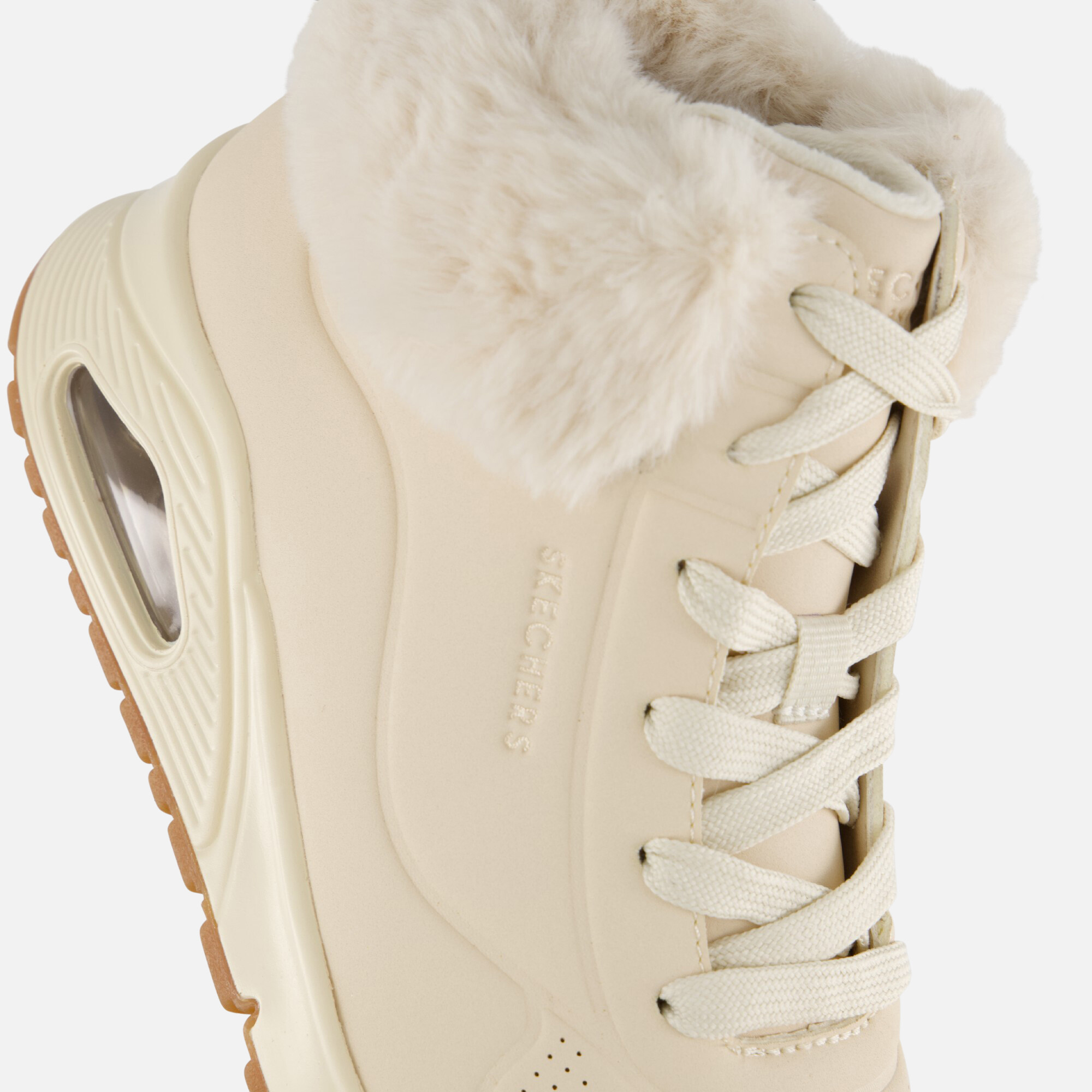 Skechers Uno Fall Air veterboots wit Synthetisch afbeelding 4