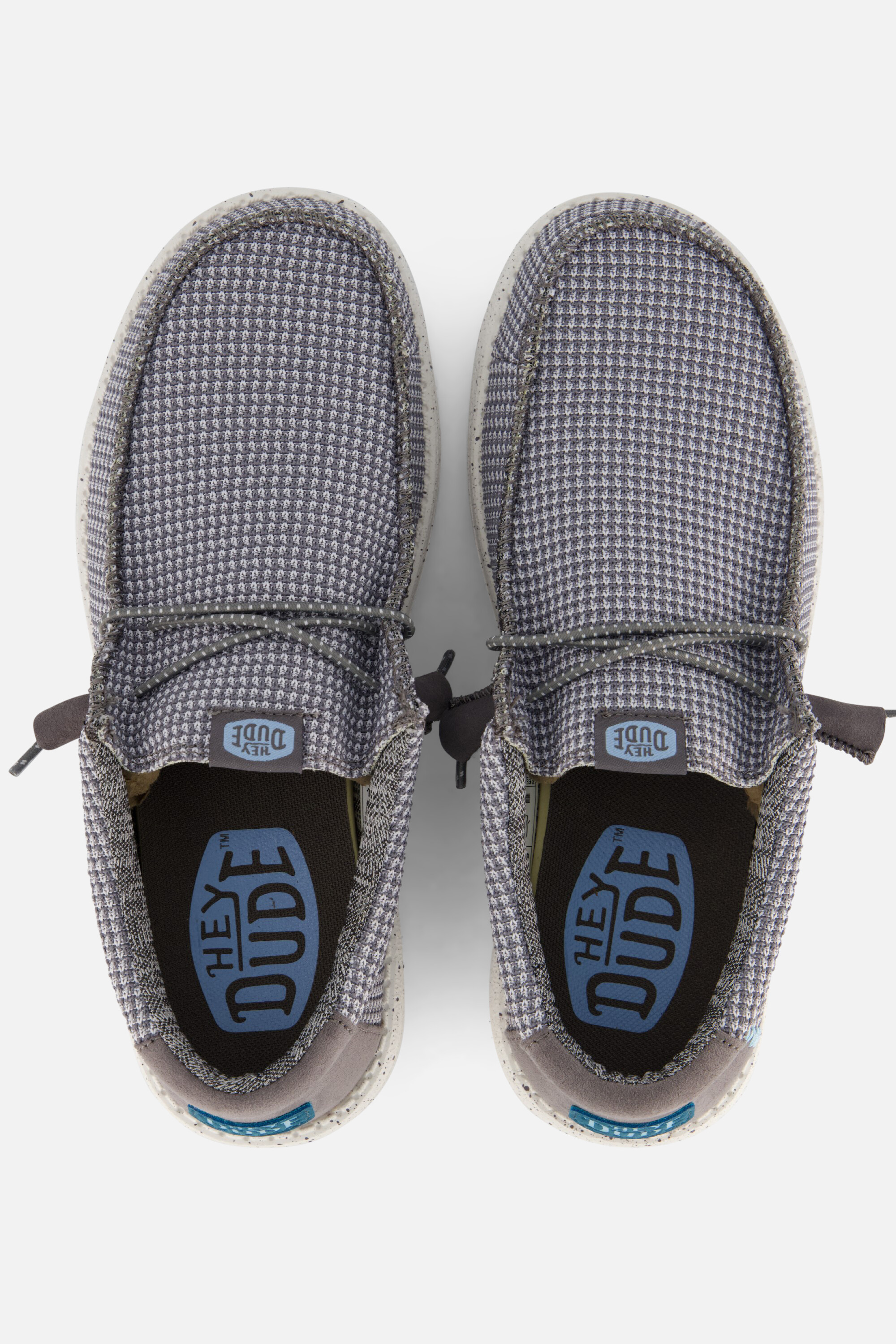 HEYDUDE Wally Sport Instappers grijs Canvas afbeelding 2
