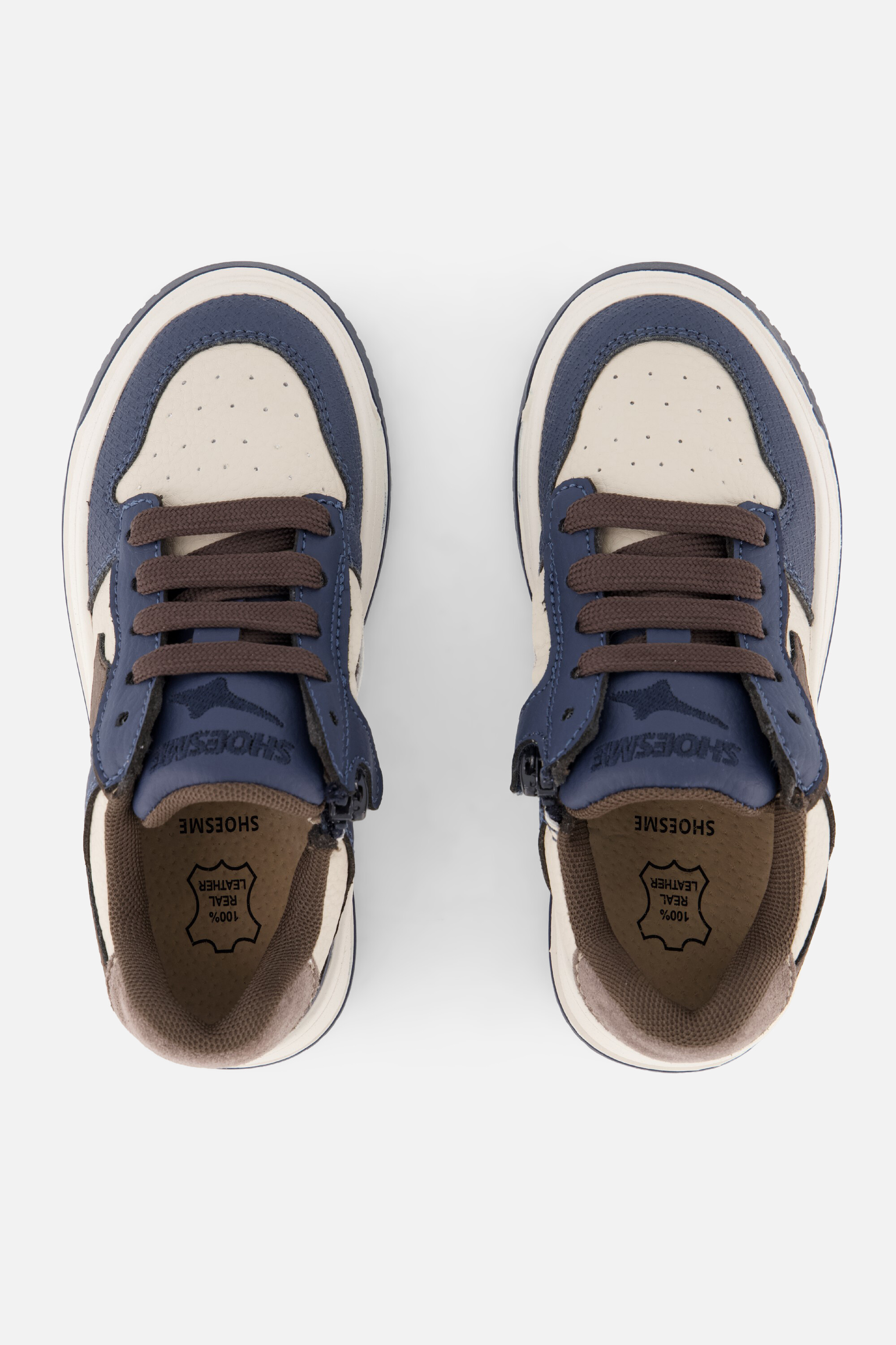 Shoesme New Outsole Sneakers blauw Suede afbeelding 2