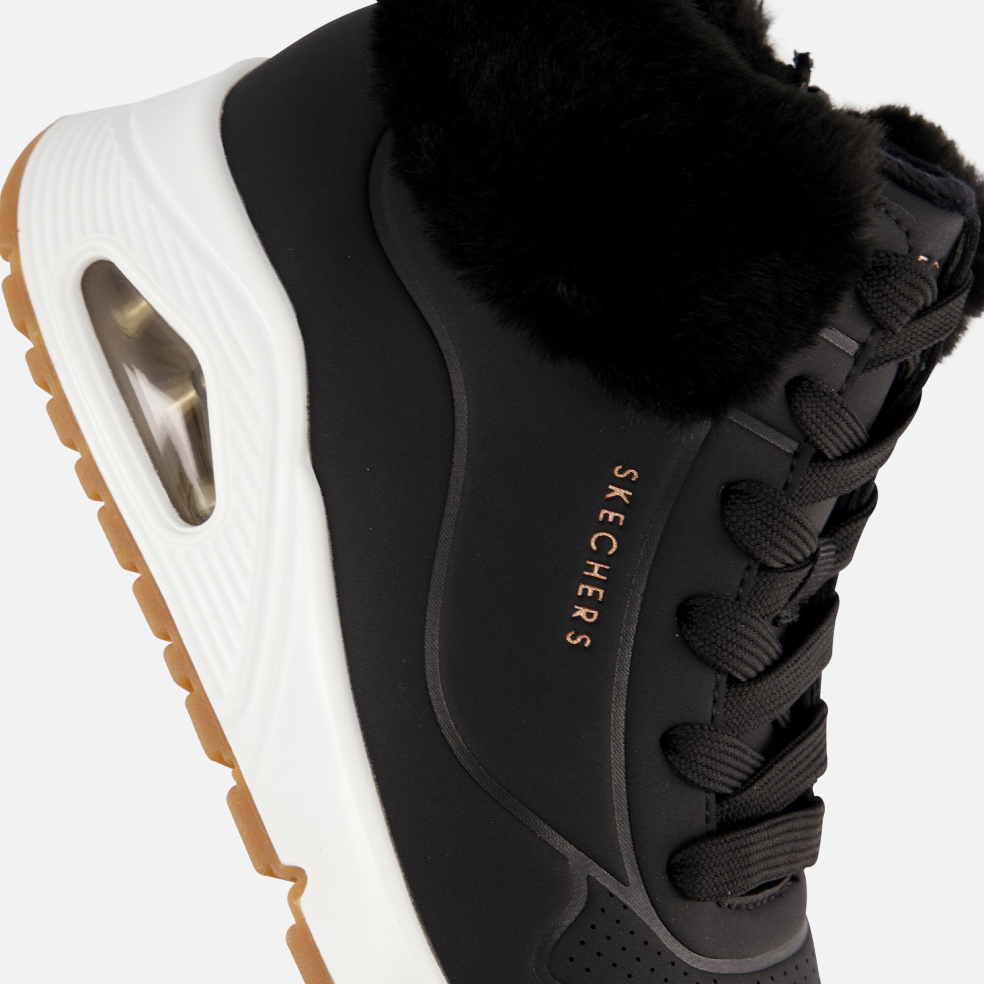 Skechers Uno Fall Air Veterboots zwart afbeelding 4