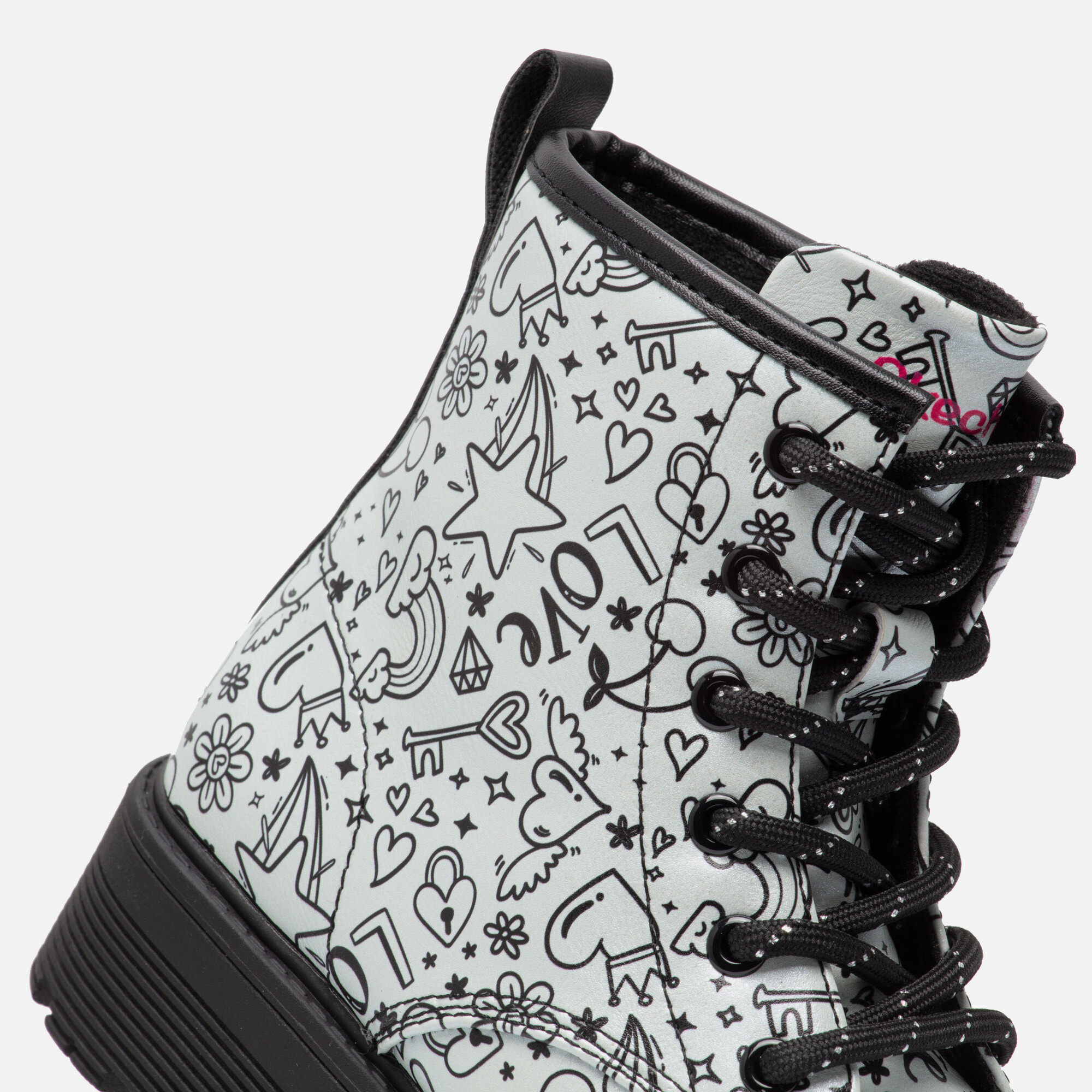 Skechers Gravlen Hi Veterboots wit Synthetisch afbeelding 4