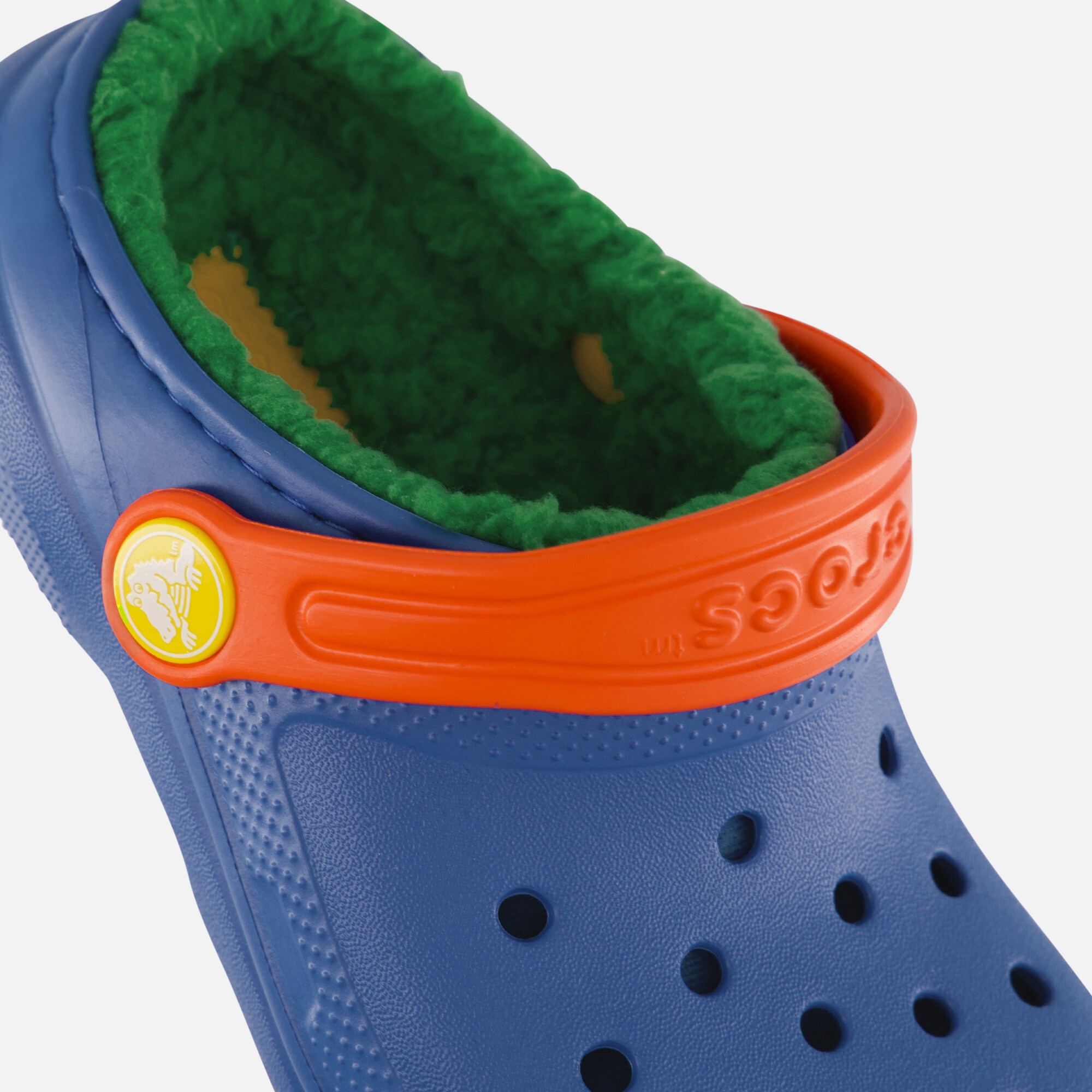 Crocs Classic Lined Clog blauw Rubber afbeelding 3