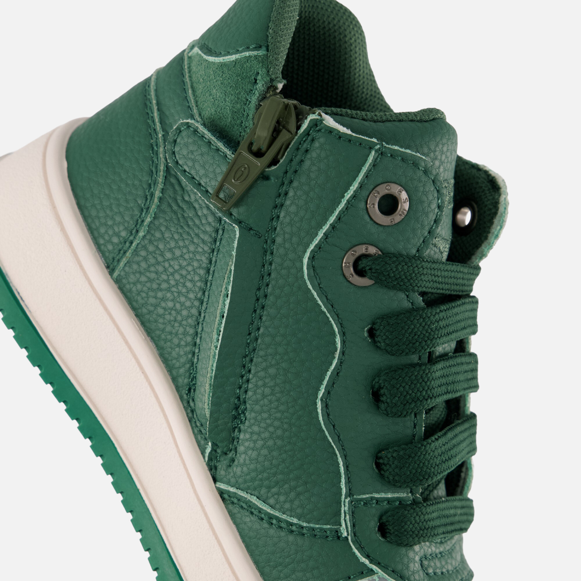 Shoesme New Outsole Sneakers groen Suede afbeelding 3