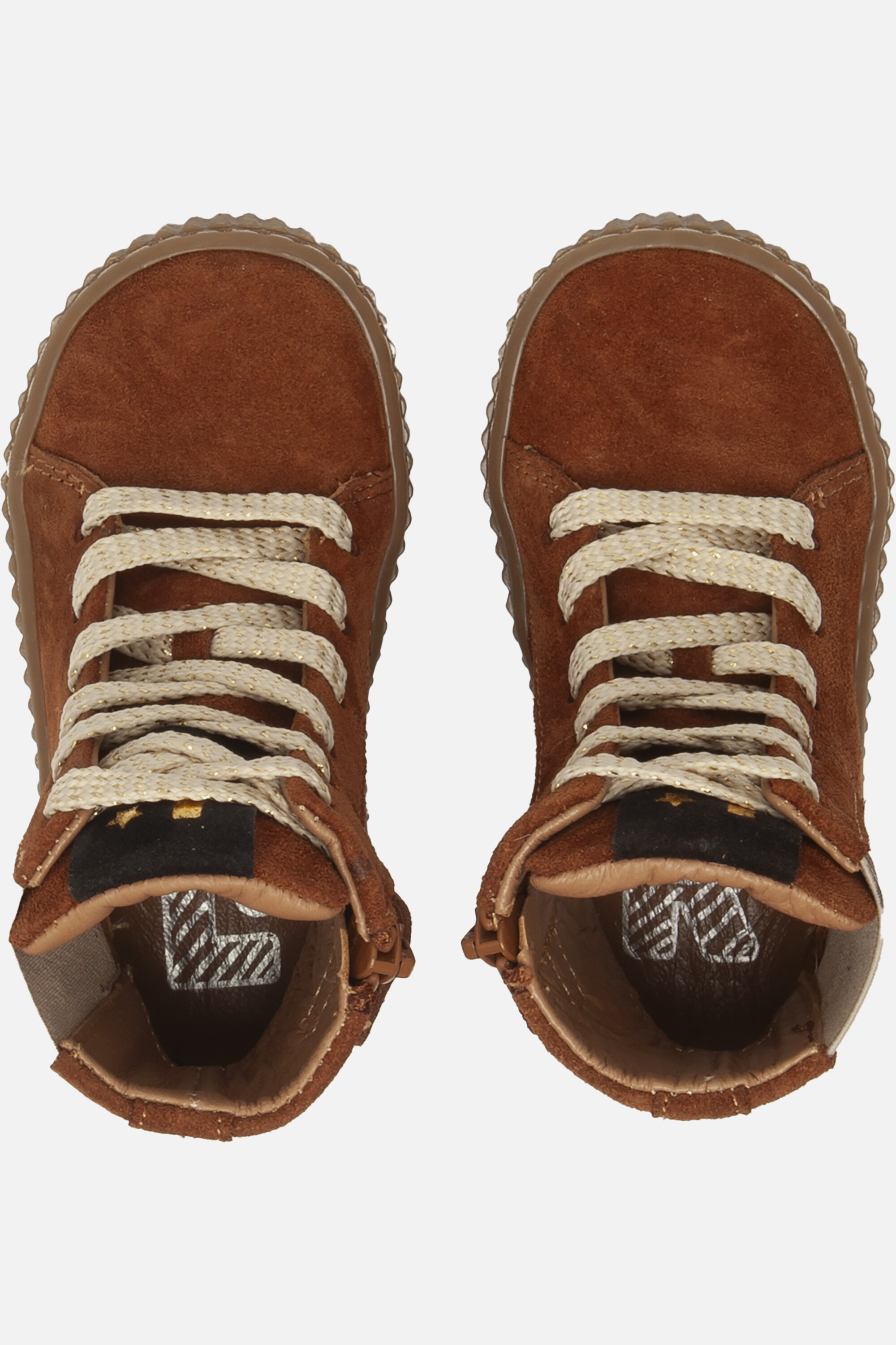 Muyters Veterboots cognac Suede afbeelding 2