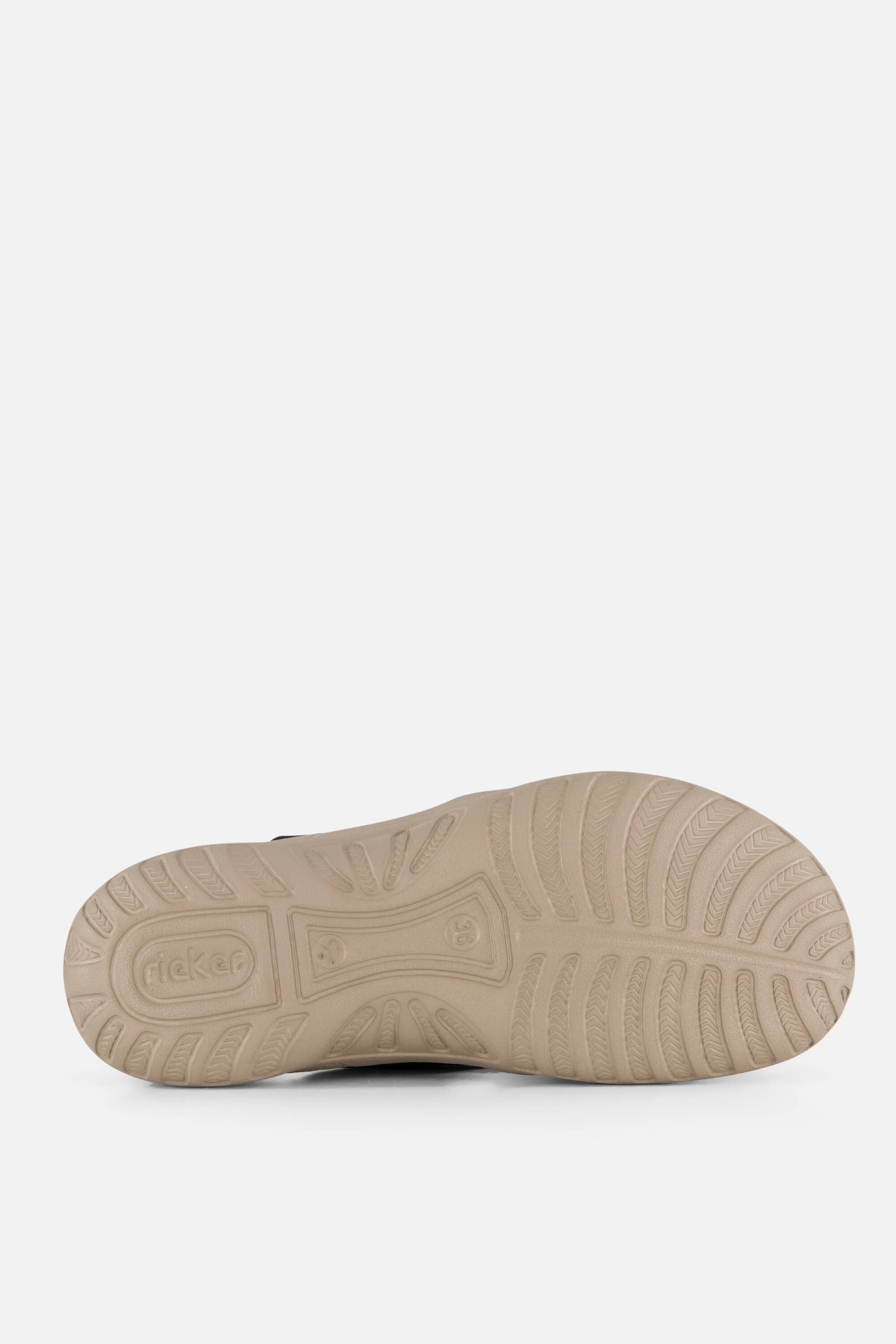 Rieker Slippers zwart Textiel afbeelding 2