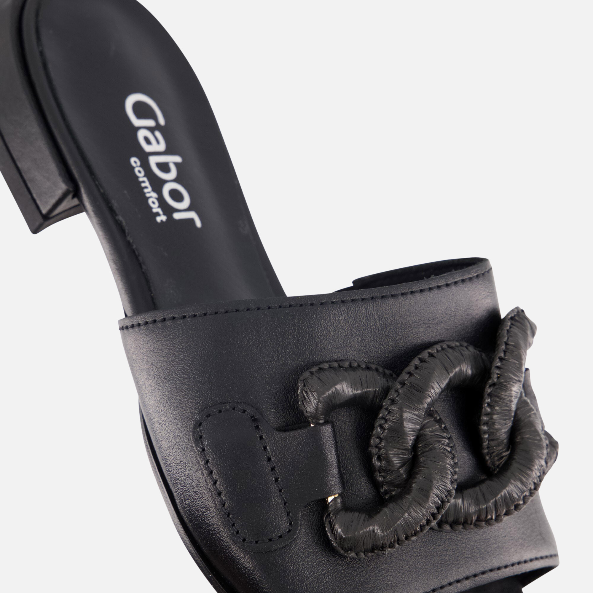Gabor Slippers zwart Textiel afbeelding 3