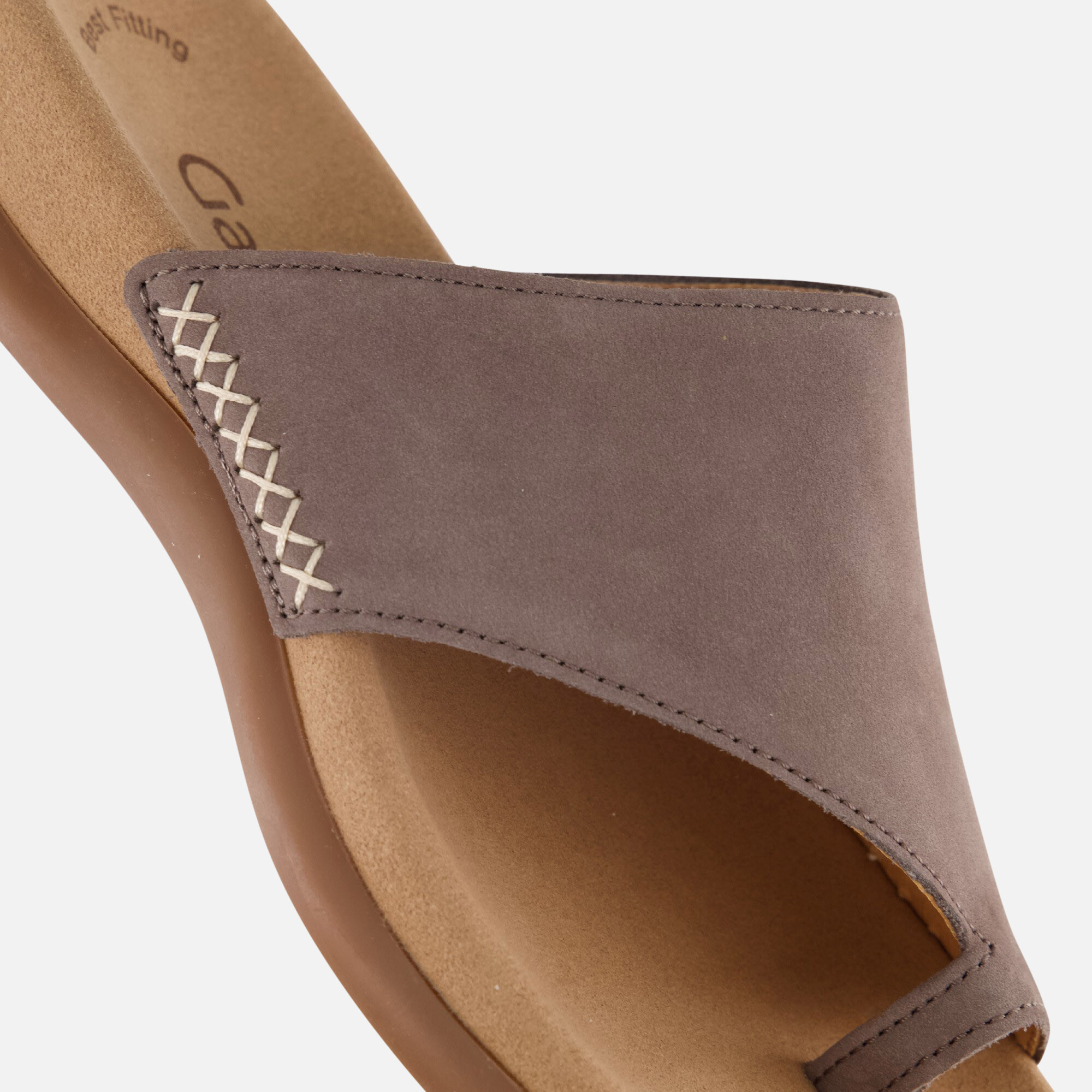 Gabor Slippers grijs Leer afbeelding 3