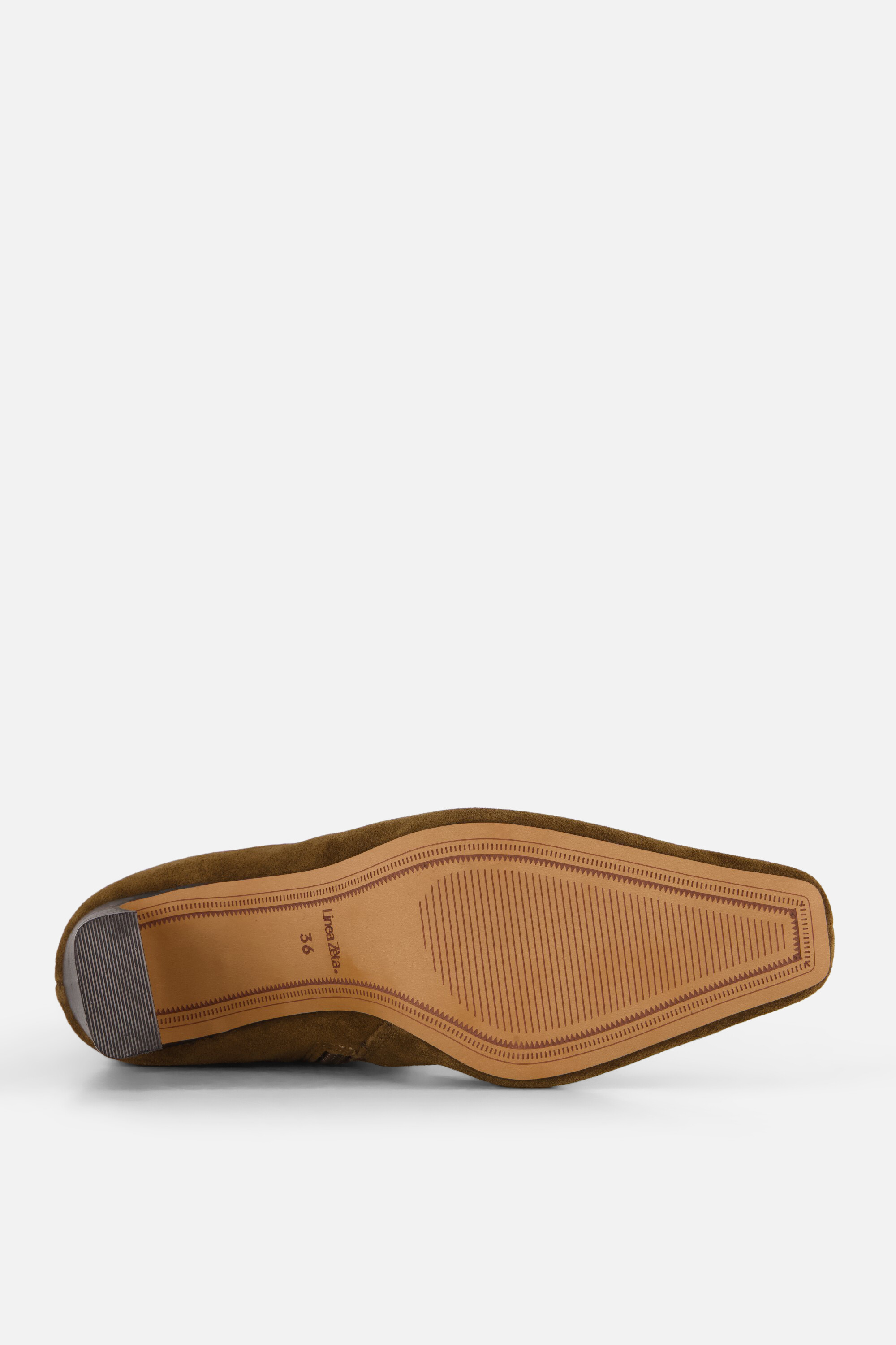 Linea Zeta Enkellaarsjes bruin Suede afbeelding 3