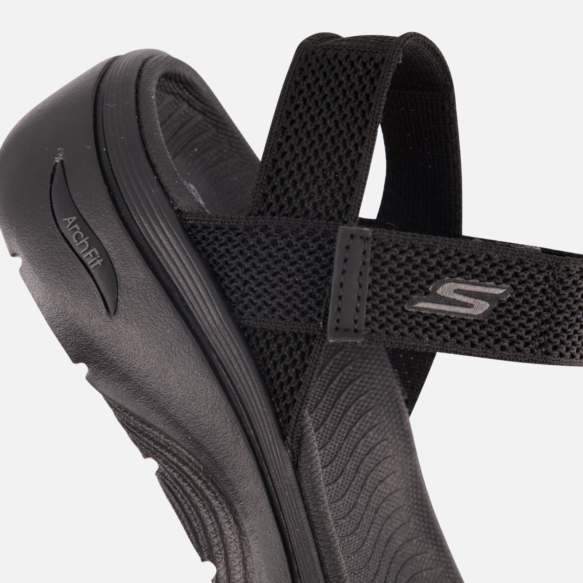 Skechers Go Walk Arch Fit Sandalen zwart Textiel afbeelding 3