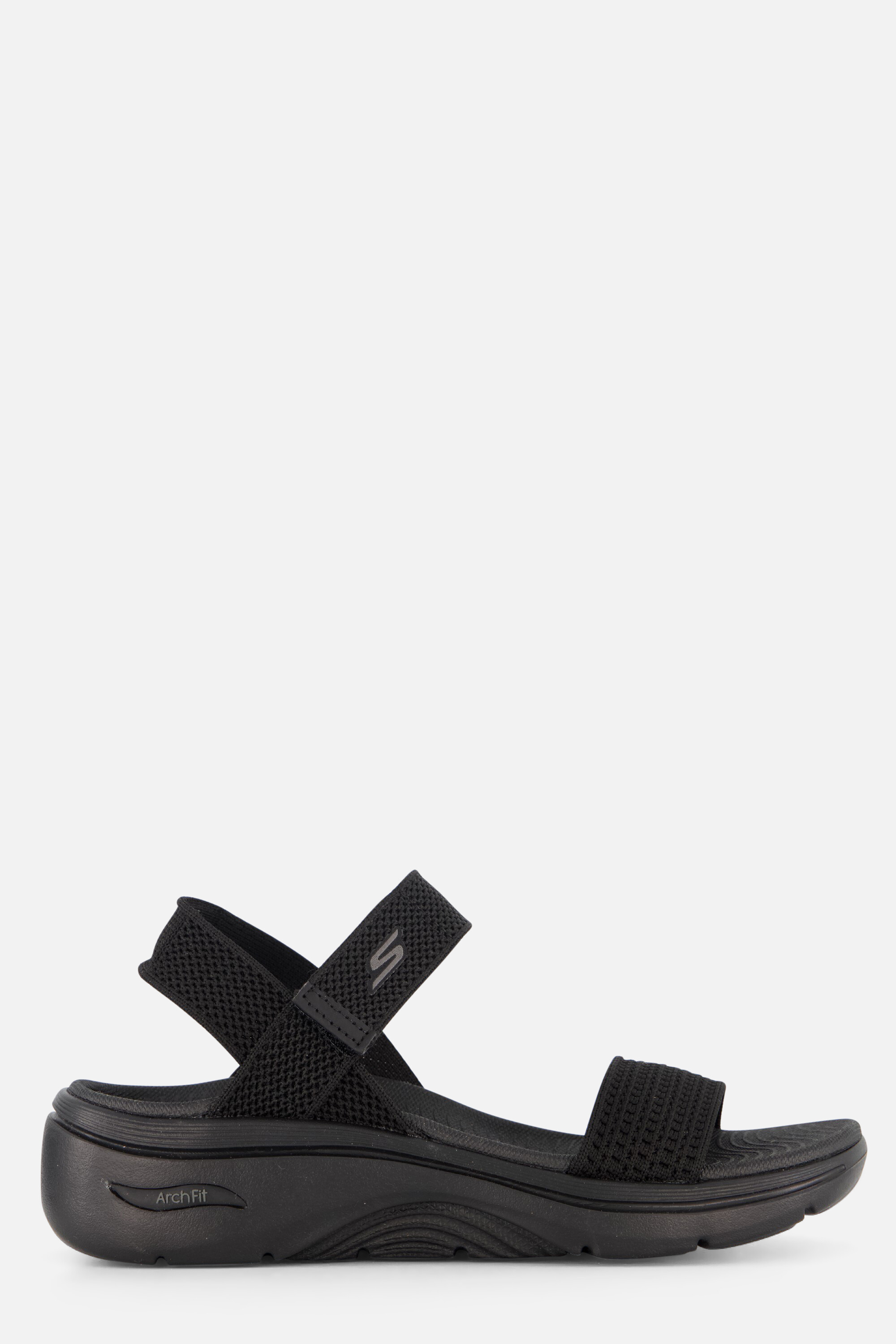 Skechers Go Walk Arch Fit Sandalen zwart Textiel afbeelding 4