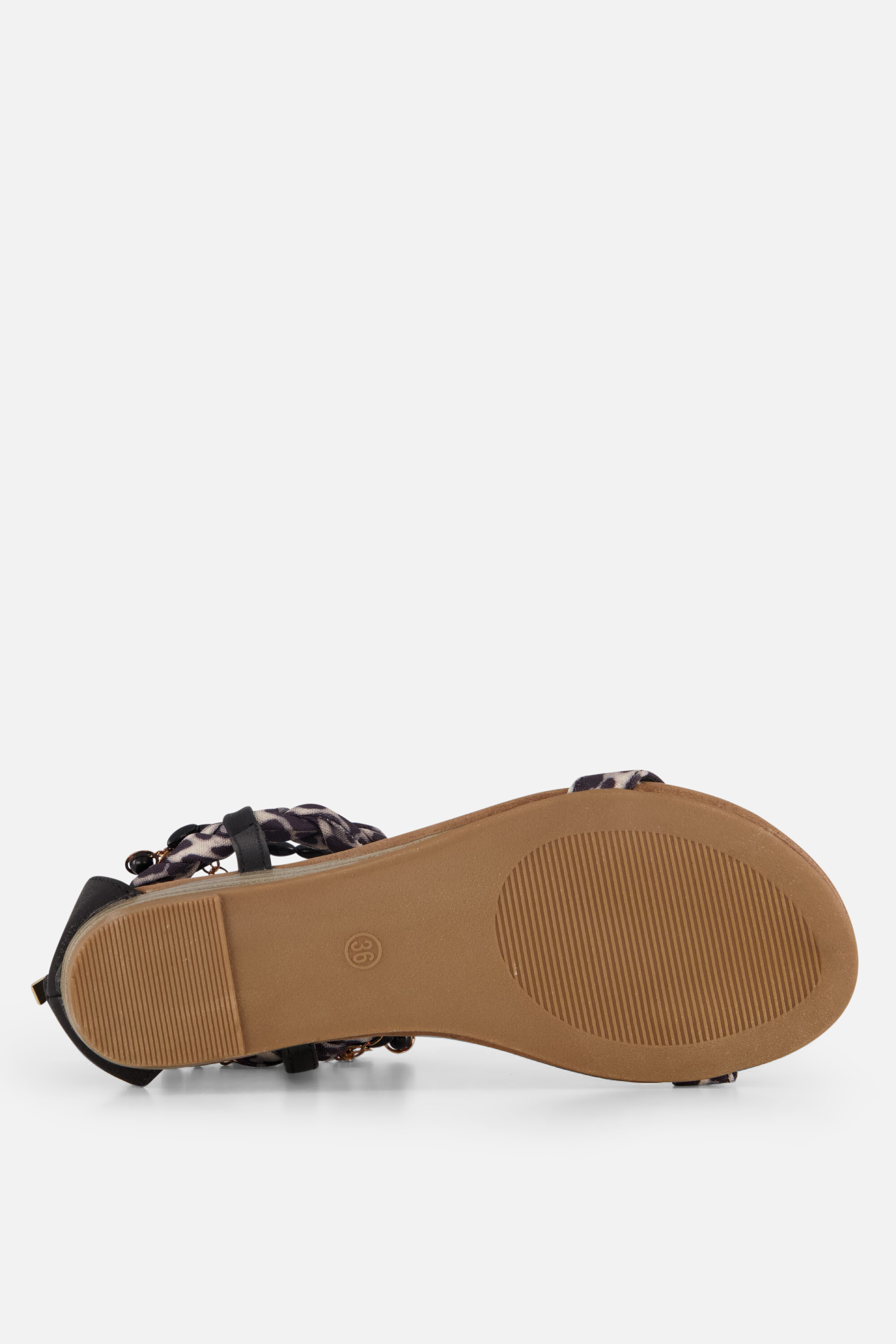 Supercracks Sandalen zwart Textiel afbeelding 3