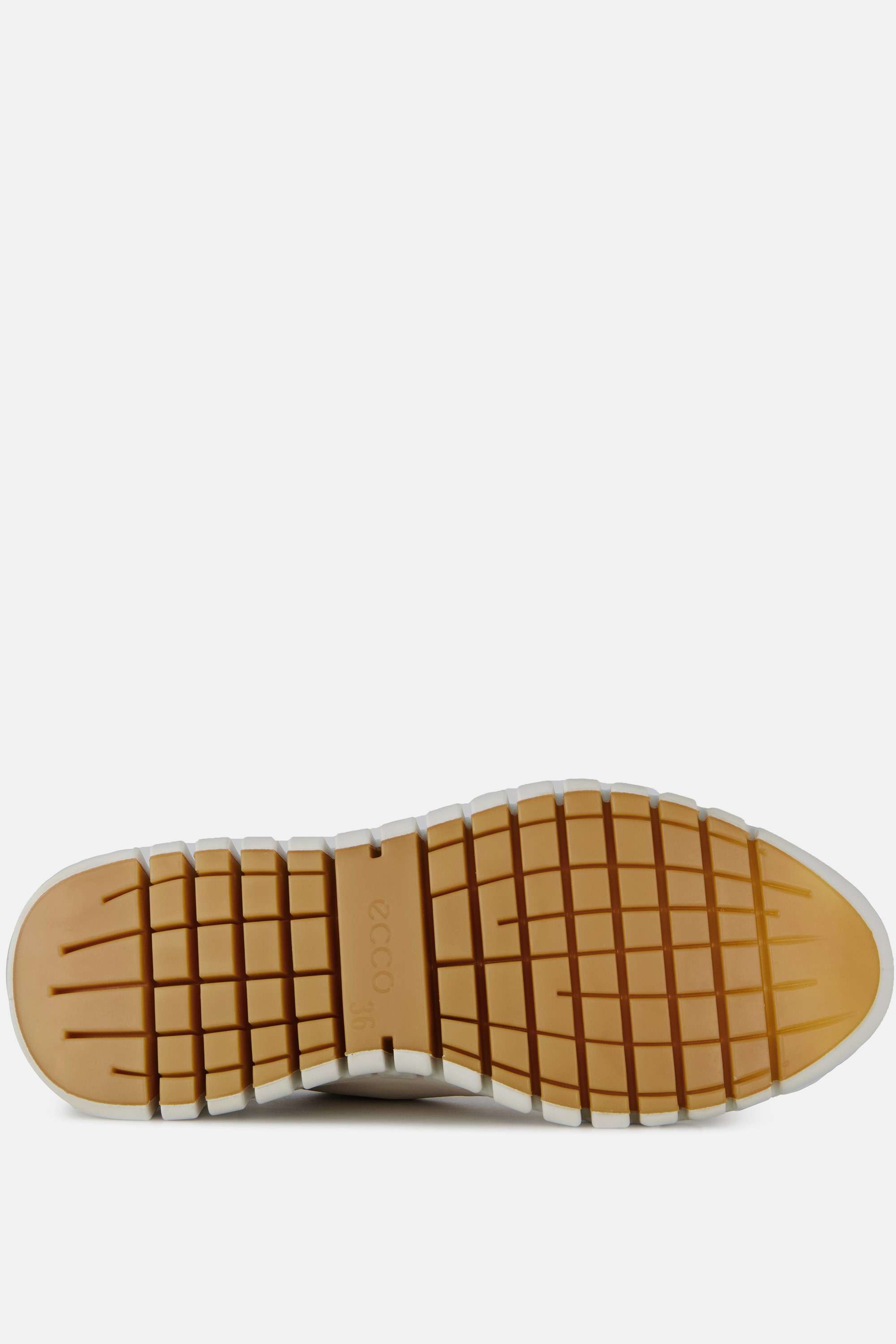 Ecco Gruuv W beige Sneakers Leer afbeelding 3