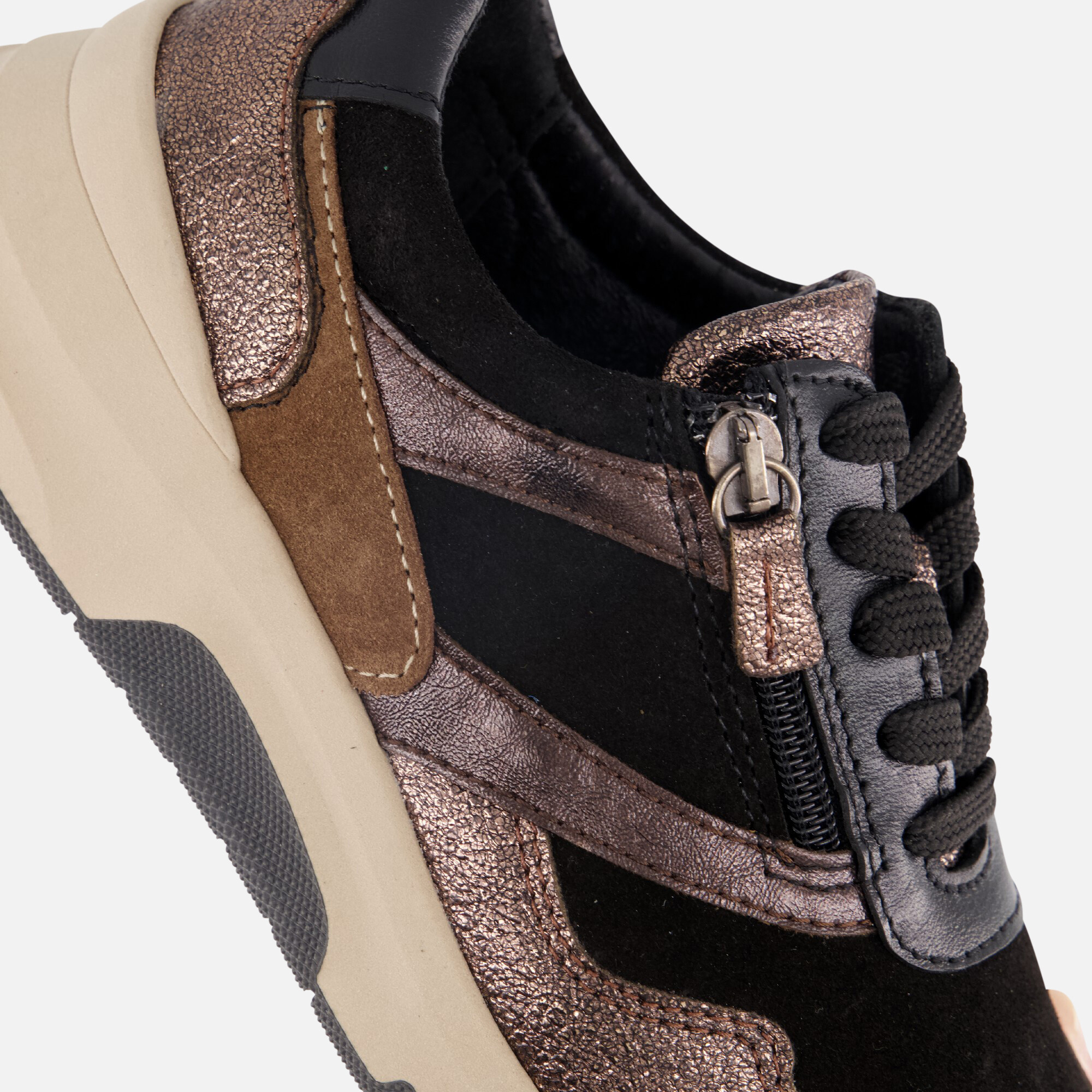 Feyn Jasmin 26 Sneakers brons Suede afbeelding 4