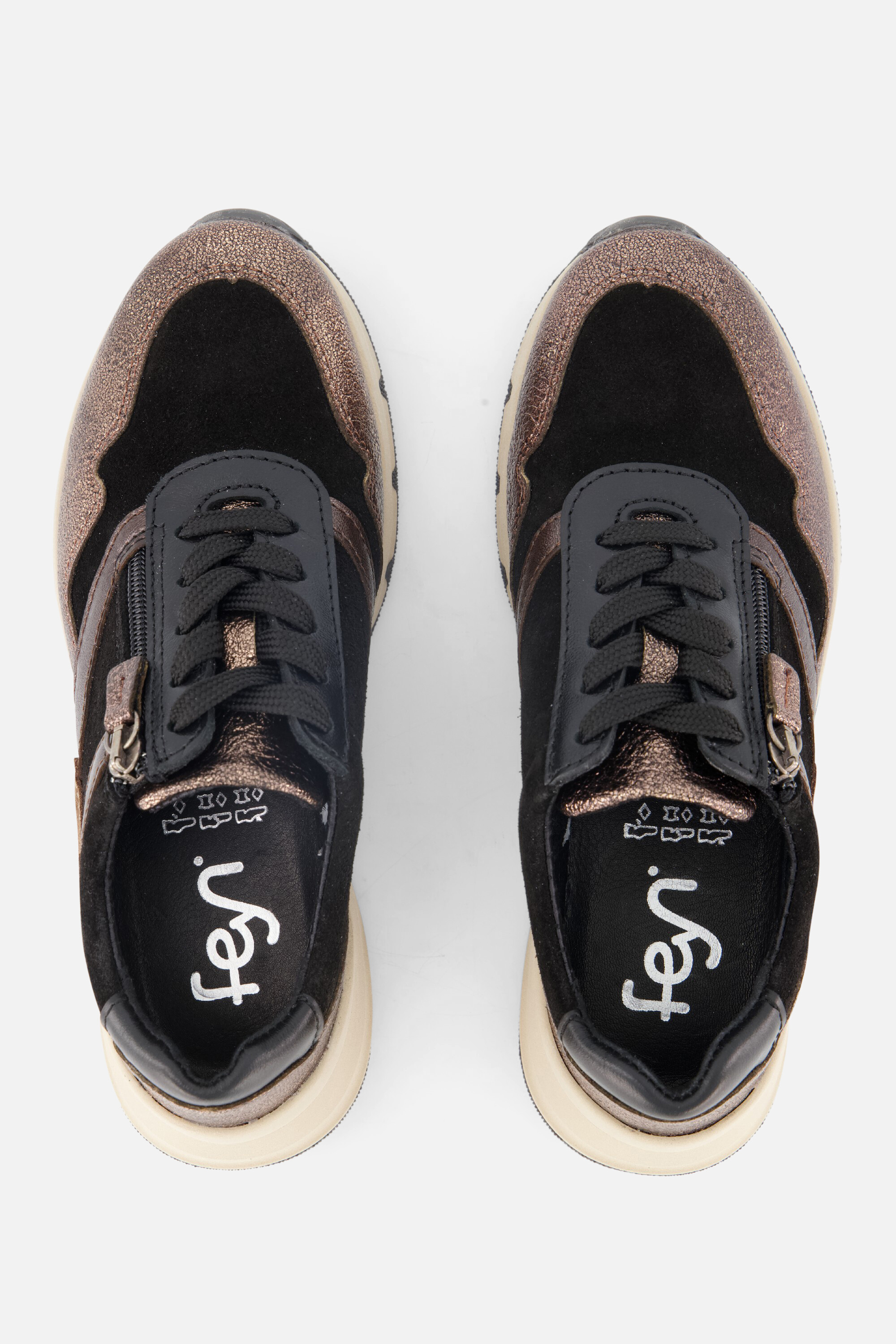 Feyn Jasmin 26 Sneakers brons Suede afbeelding 2