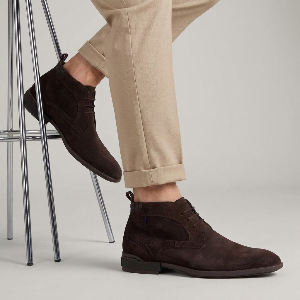 Floris van Bommel Floris van Bommel Hakker veterboots bruin