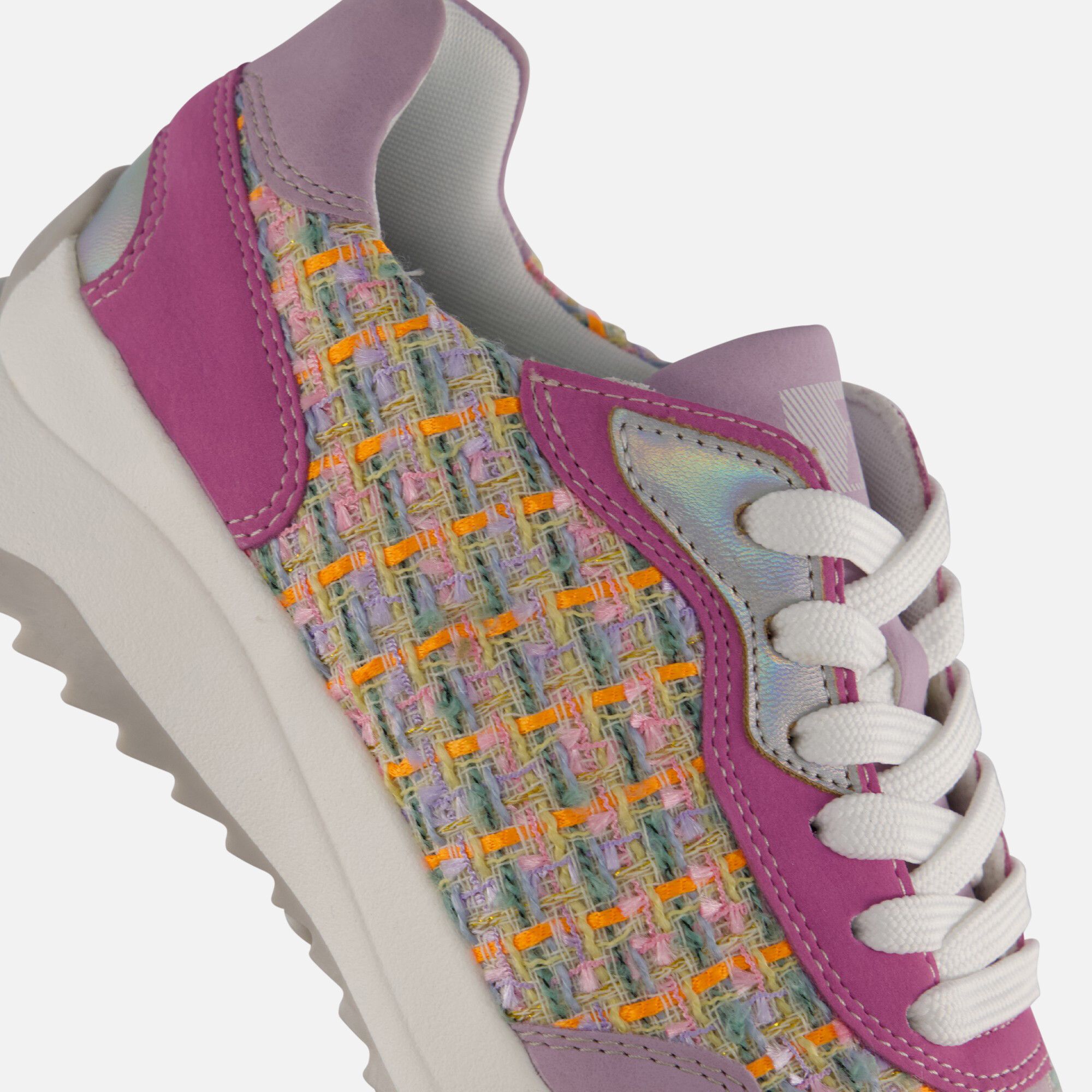 Rieker Evolution Sneakers paars Textiel afbeelding 4