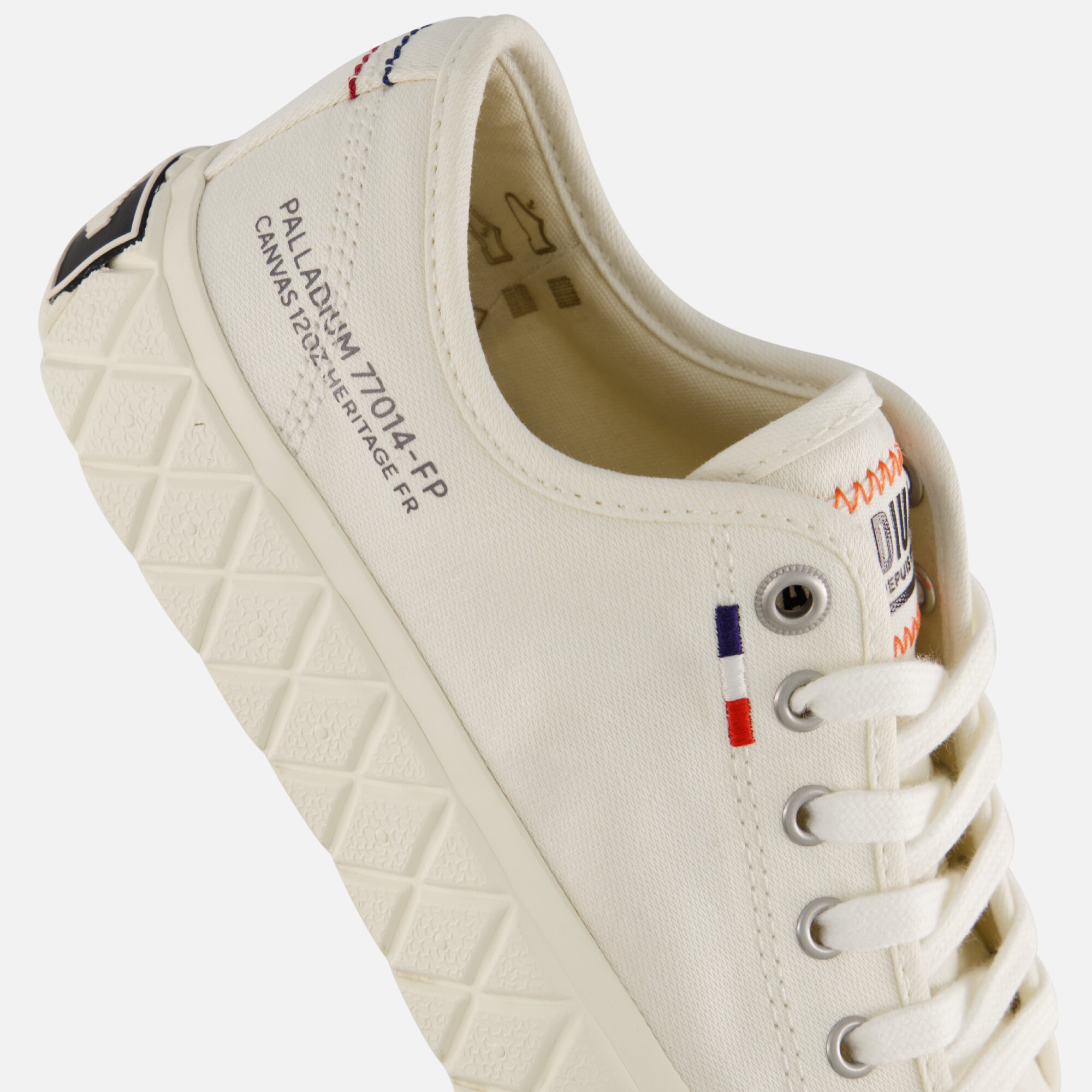 Palladium Palla Ace Low Sneakers wit Canvas afbeelding 4