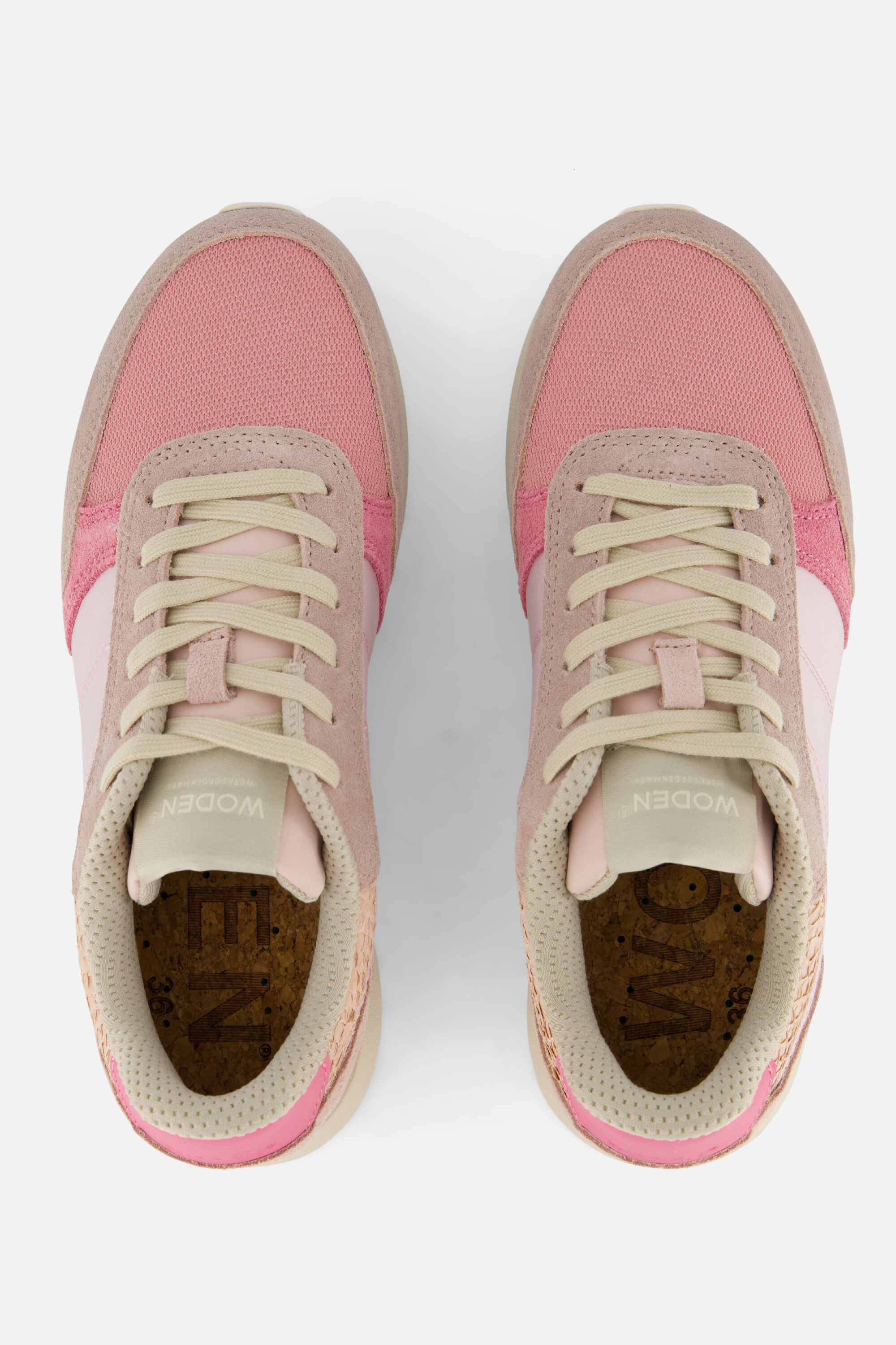 Woden Ronja Multi Sneakers paars Leer afbeelding 3