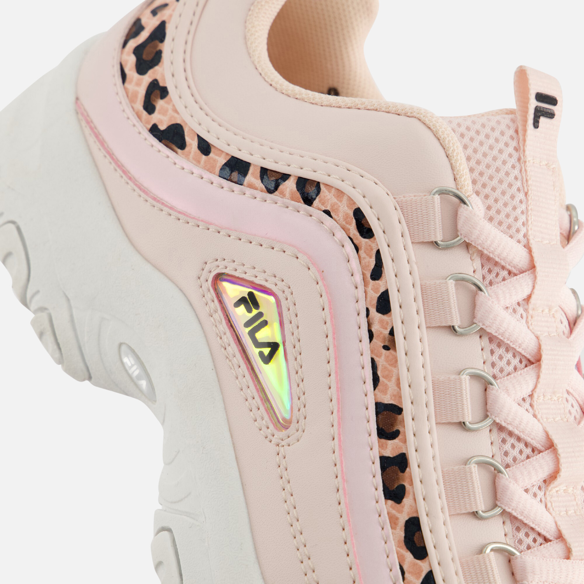 Fila Strada Sneakers roze Imitatieleer afbeelding 4