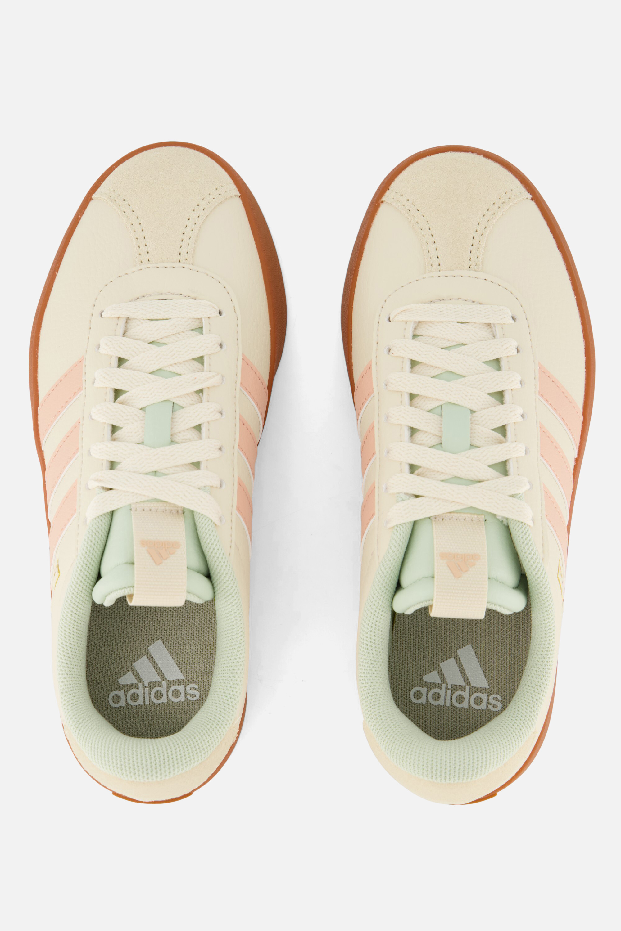 Adidas VL Court 3.0 Sneakers beige Synthetisch afbeelding 2