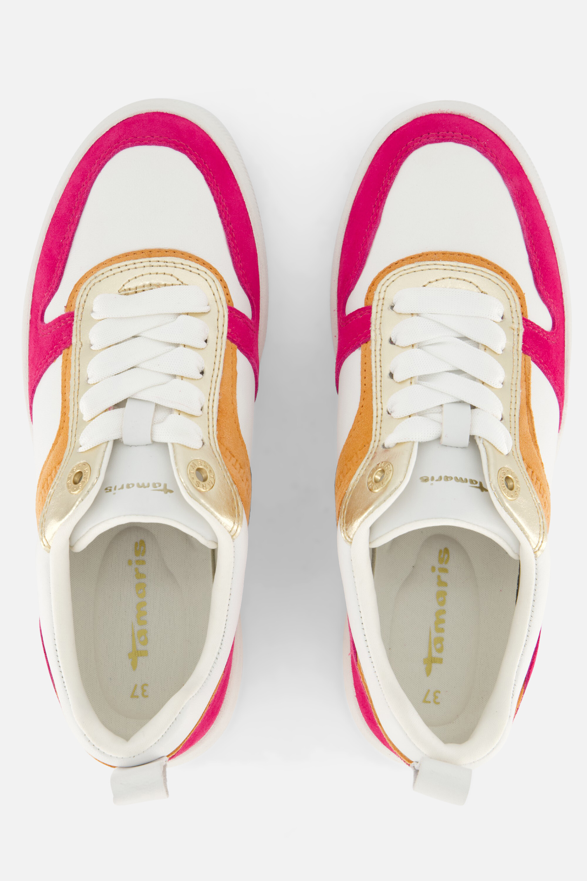 Tamaris Sneakers roze Imitatieleer afbeelding 2