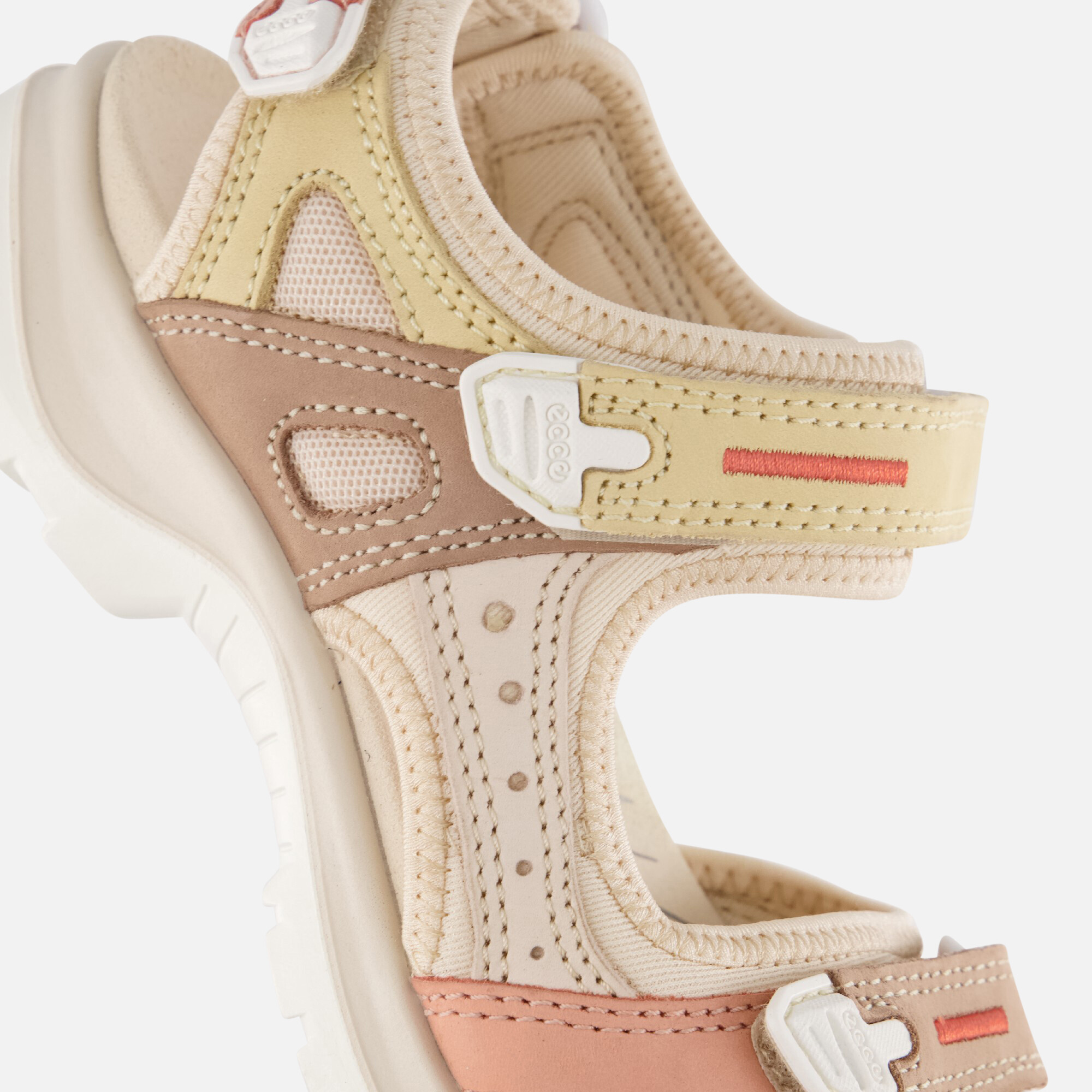 Ecco Offroad Sandalen roze Leer afbeelding 3