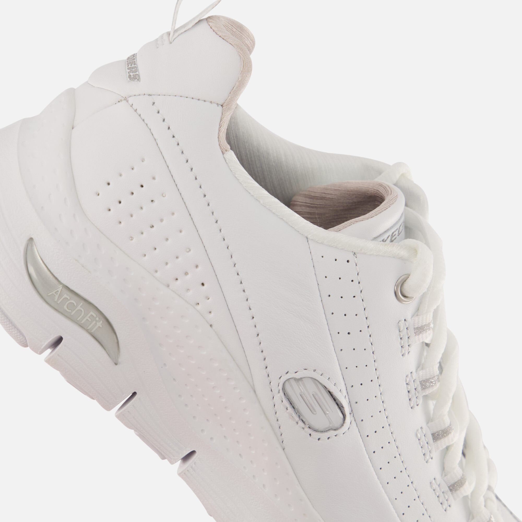 Skechers Arch Fit Citi Drive Sneakers wit afbeelding 4