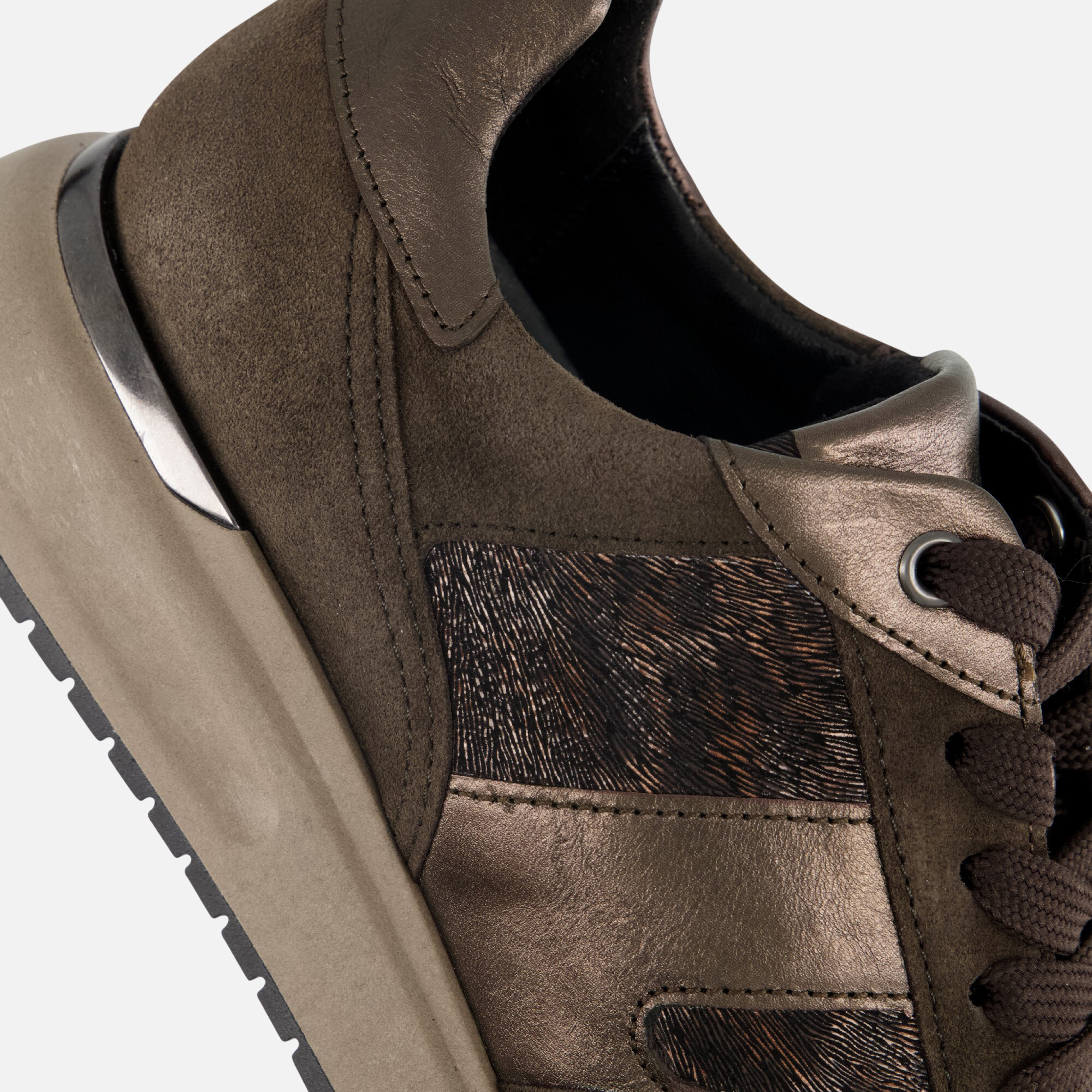 Gabor Sneakers bruin Suede afbeelding 4