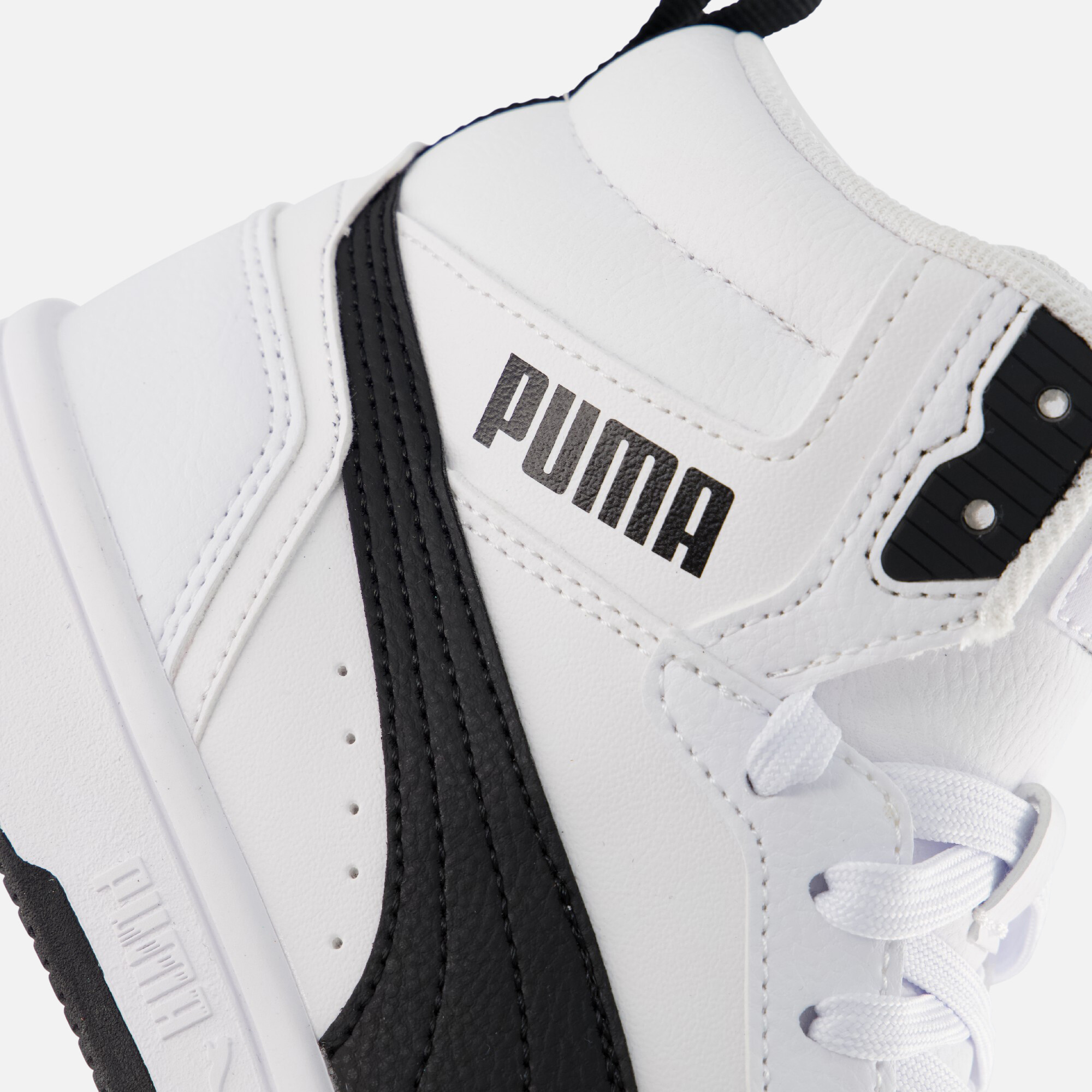 Puma Rebound v6 Mid Sneakers wit Leer afbeelding 4