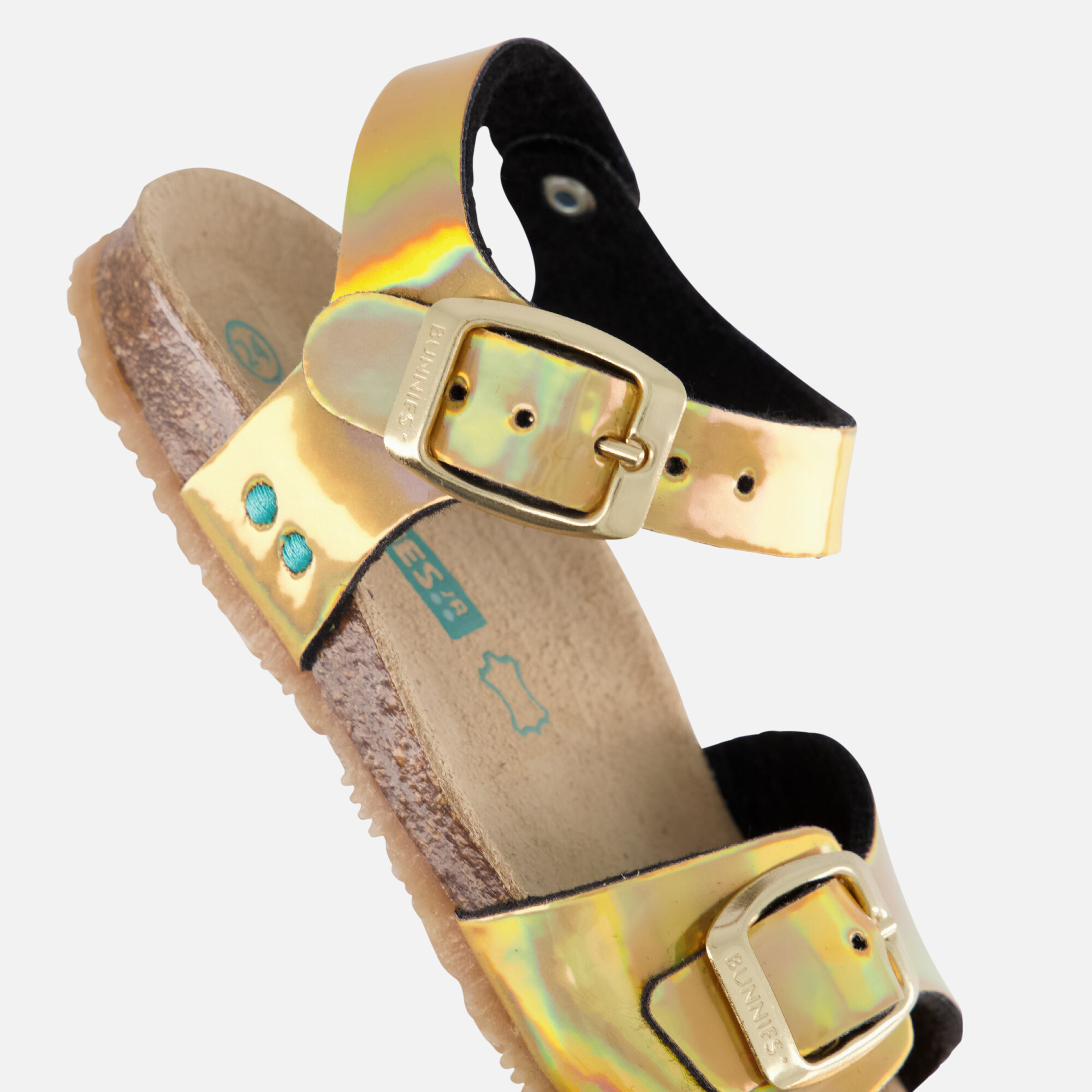 BunniesJR Babette Beach Sandalen goud Imitatieleer afbeelding 3